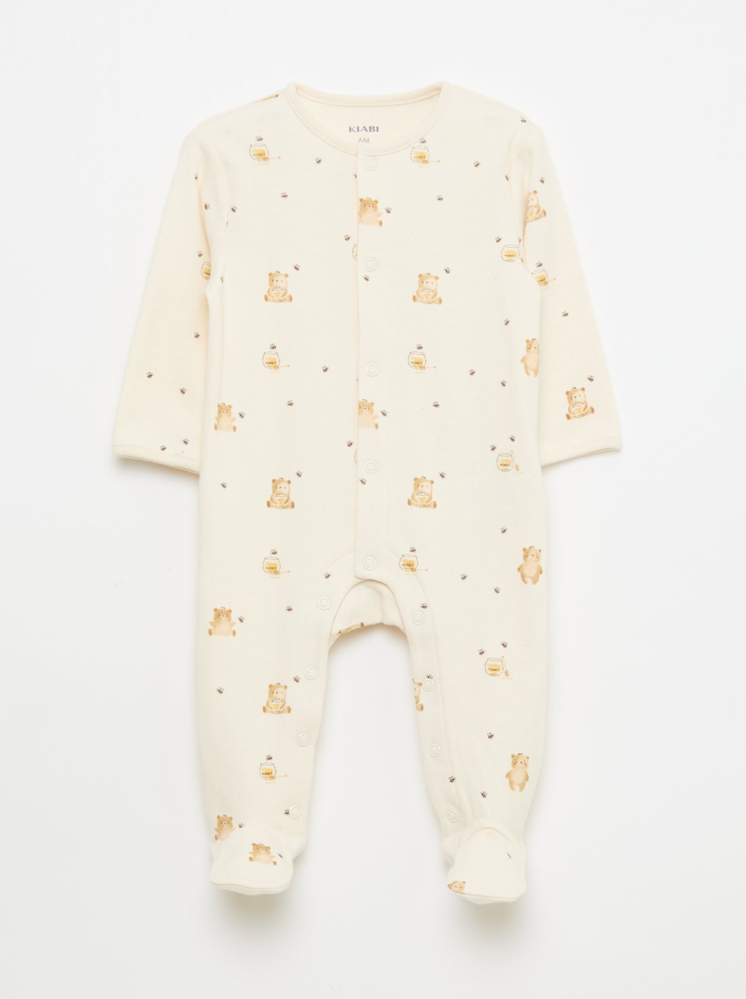 Lot de pyjamas dors biens avec pieds - Blanc (FDH89_1)