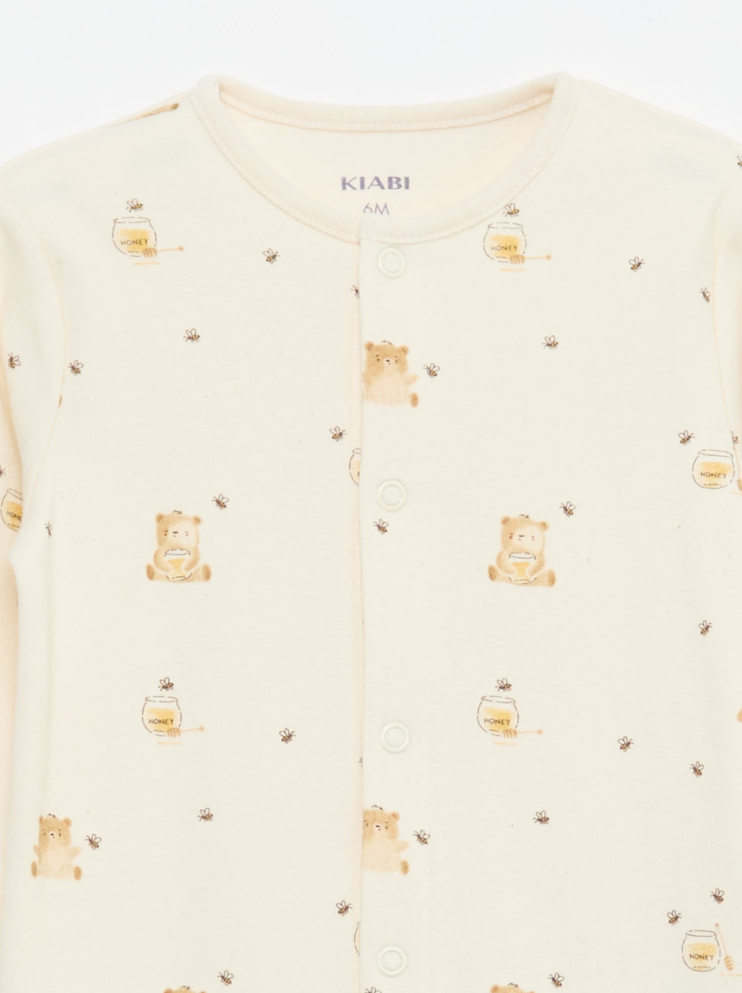 Lot de pyjamas dors biens avec pieds - Blanc (FDH89_1)