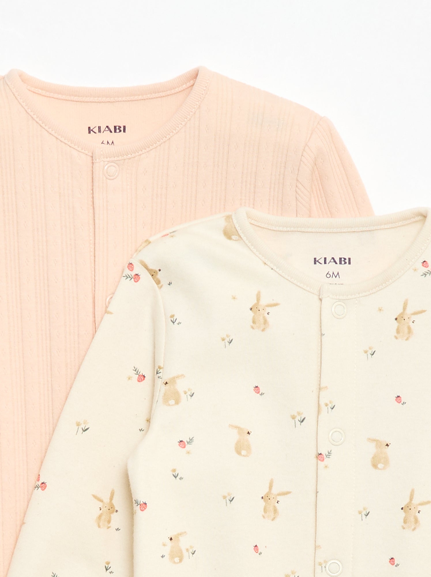 Lot de pyjamas dors biens avec pieds - Blanc (FDH89_3)