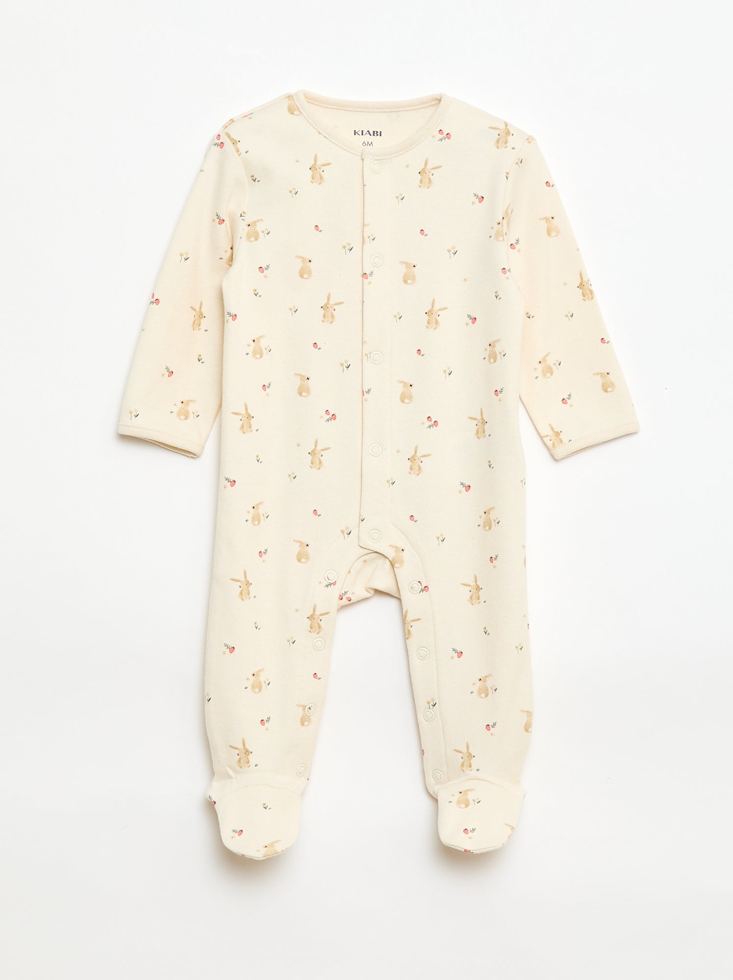 Lot de pyjamas dors biens avec pieds - Blanc (FDH89_3)