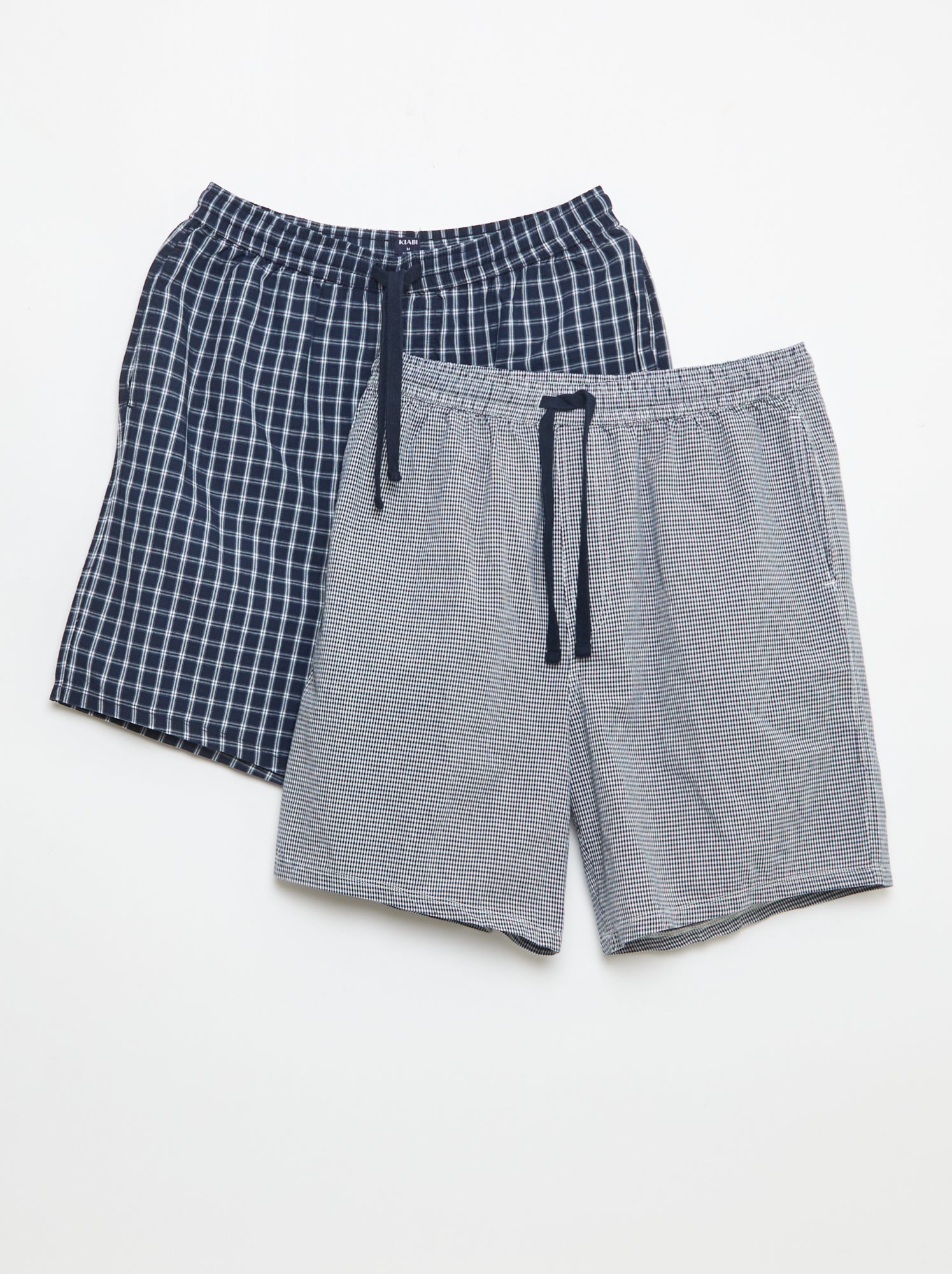 Lot de shorts de nuit avec poches - 2 pièces - Bleu