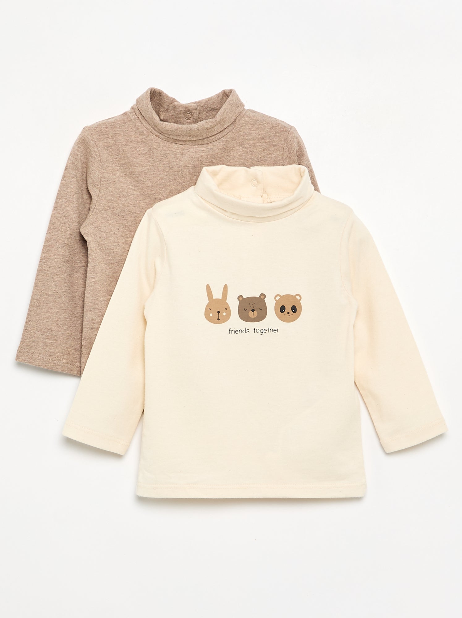 Lot de sous-pull - 2 pièces - Beige