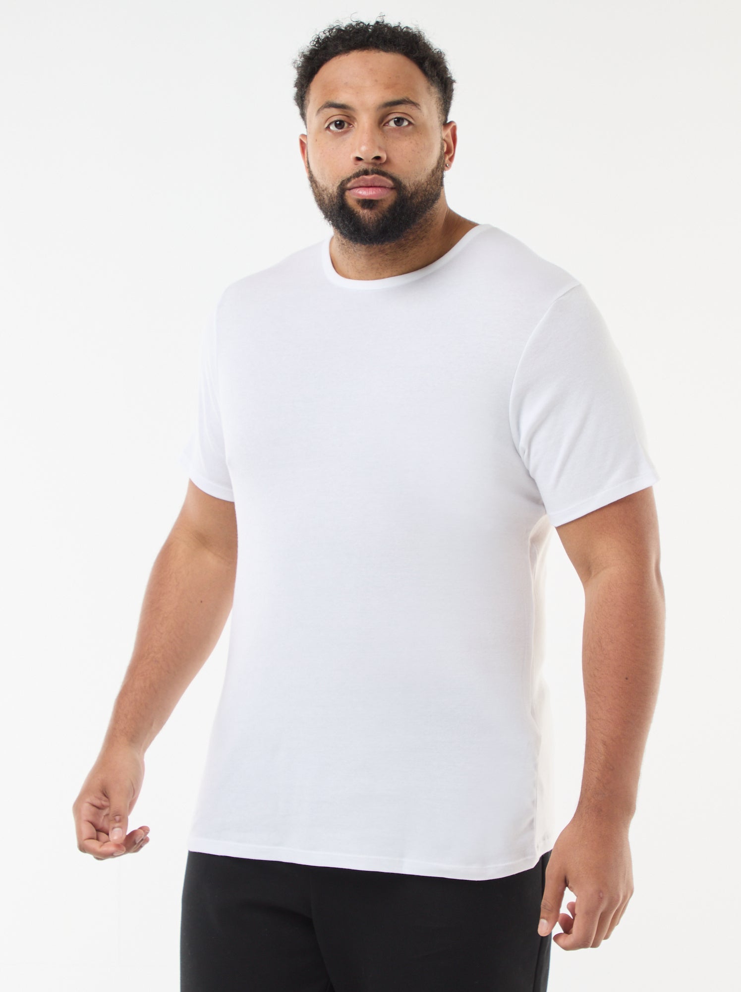 Lot de t-shirt en maille jersey - 2 pièces - Blanc