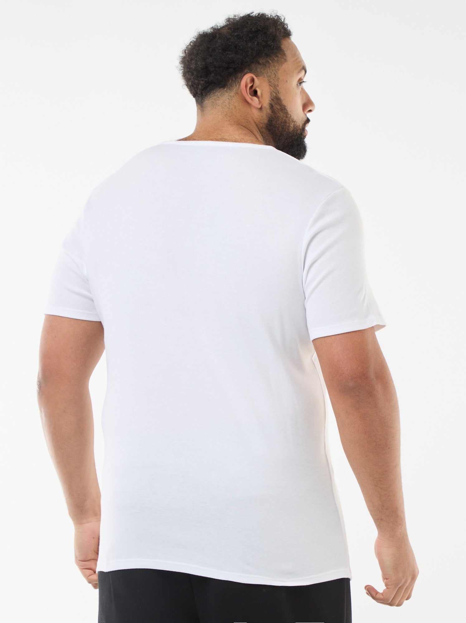 Lot de t-shirt en maille jersey - 2 pièces - Blanc
