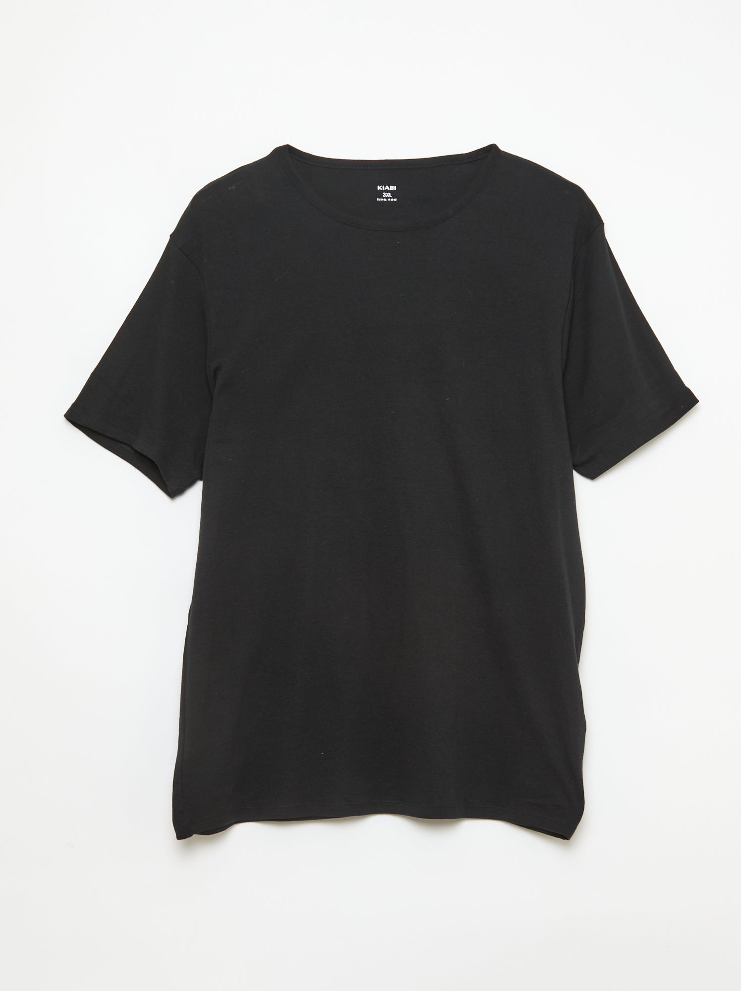 Lot de t-shirt en maille jersey - 2 pièces - Noir