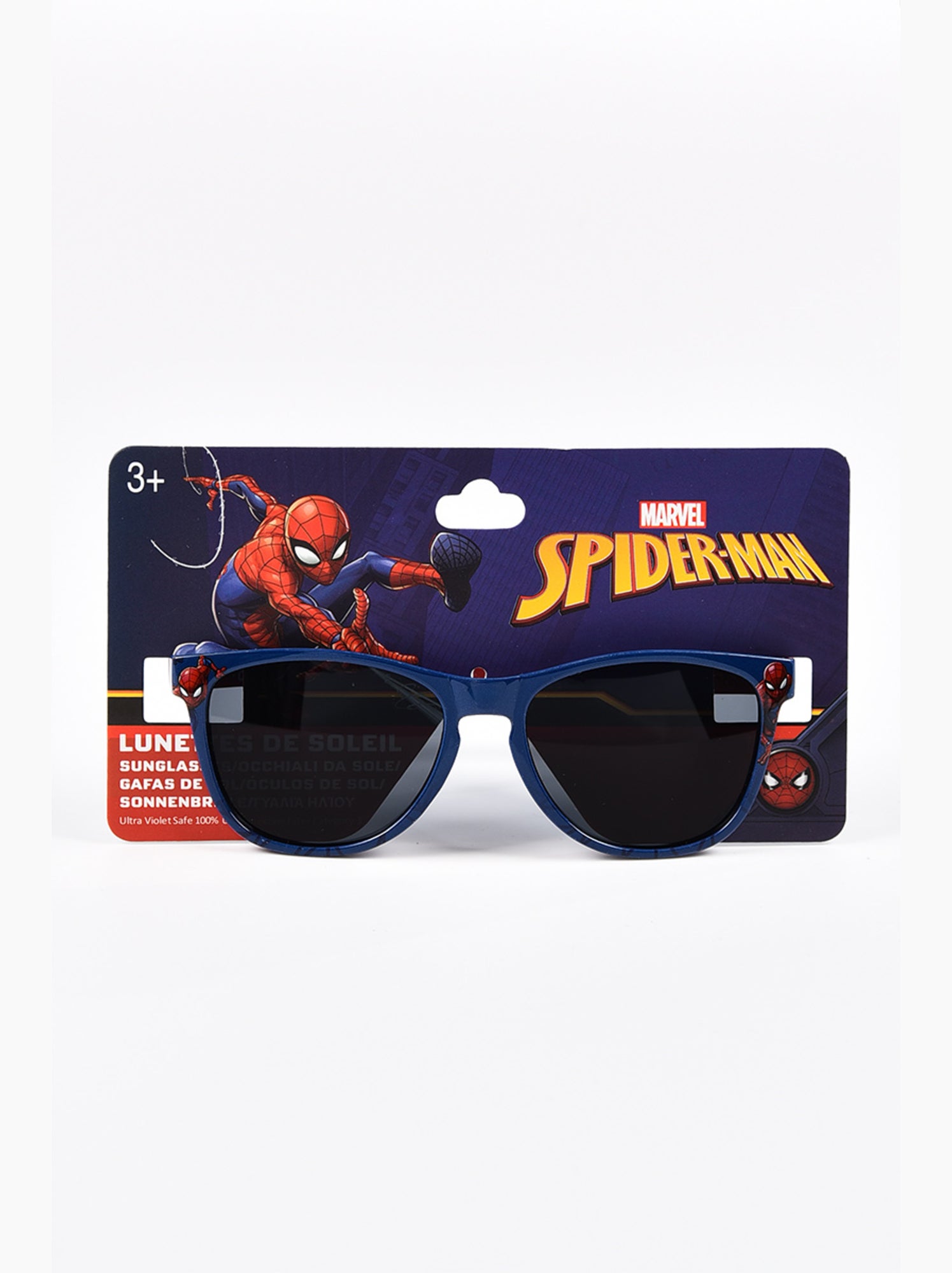 Lunettes de soleil spider-man  | licence officielle - Bleu