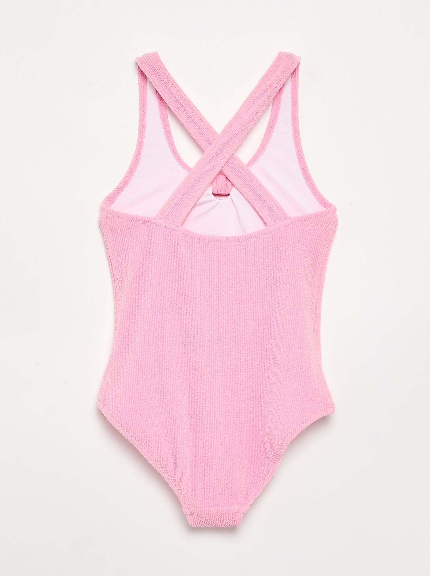 Maillot de bain 1 pièce avec nœud - Rose