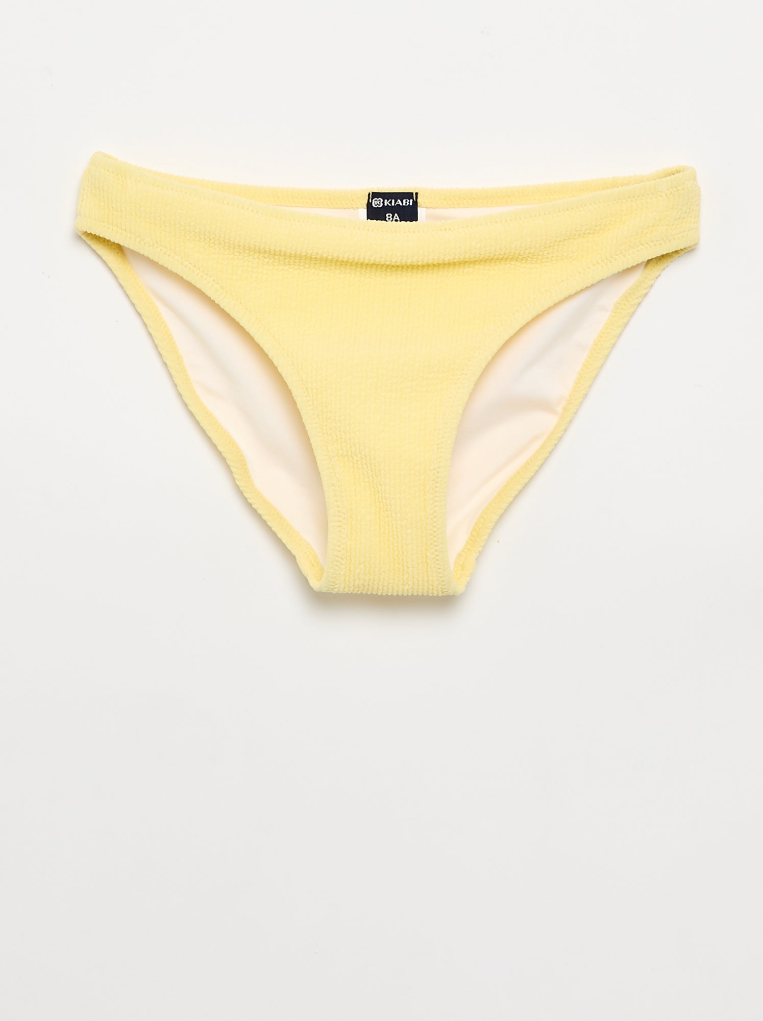 Maillot de bain 2 pièces avec nœud - Jaune