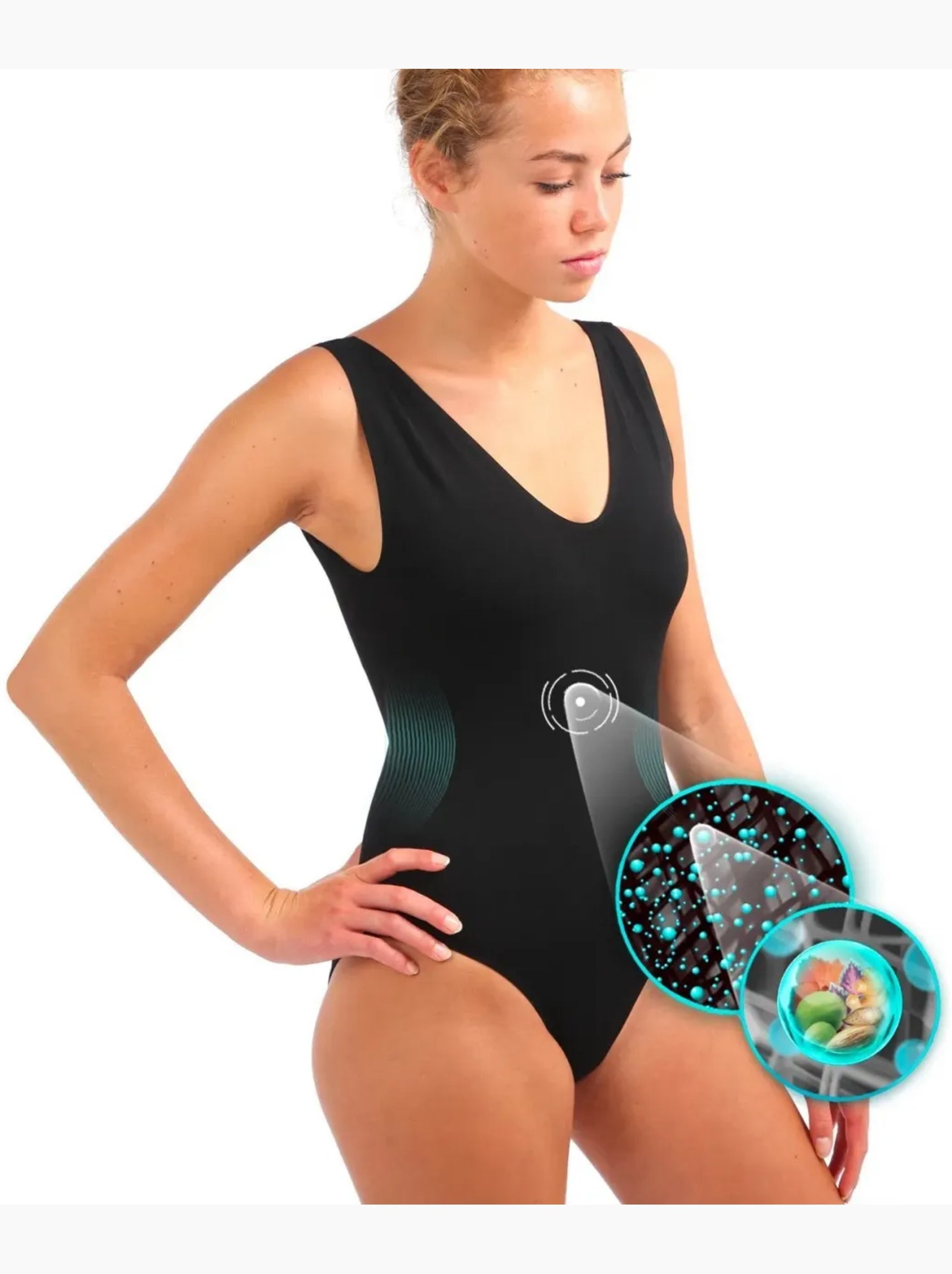 Maillot de bain sculptant minceur - Noir