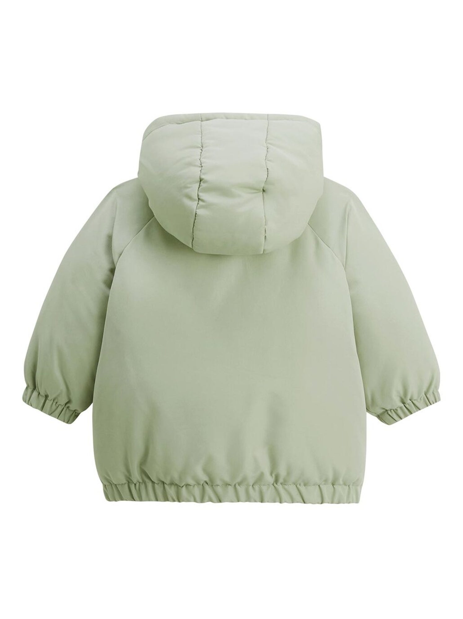 Manteau enfant imperméable doublé sherpa lison - Vert