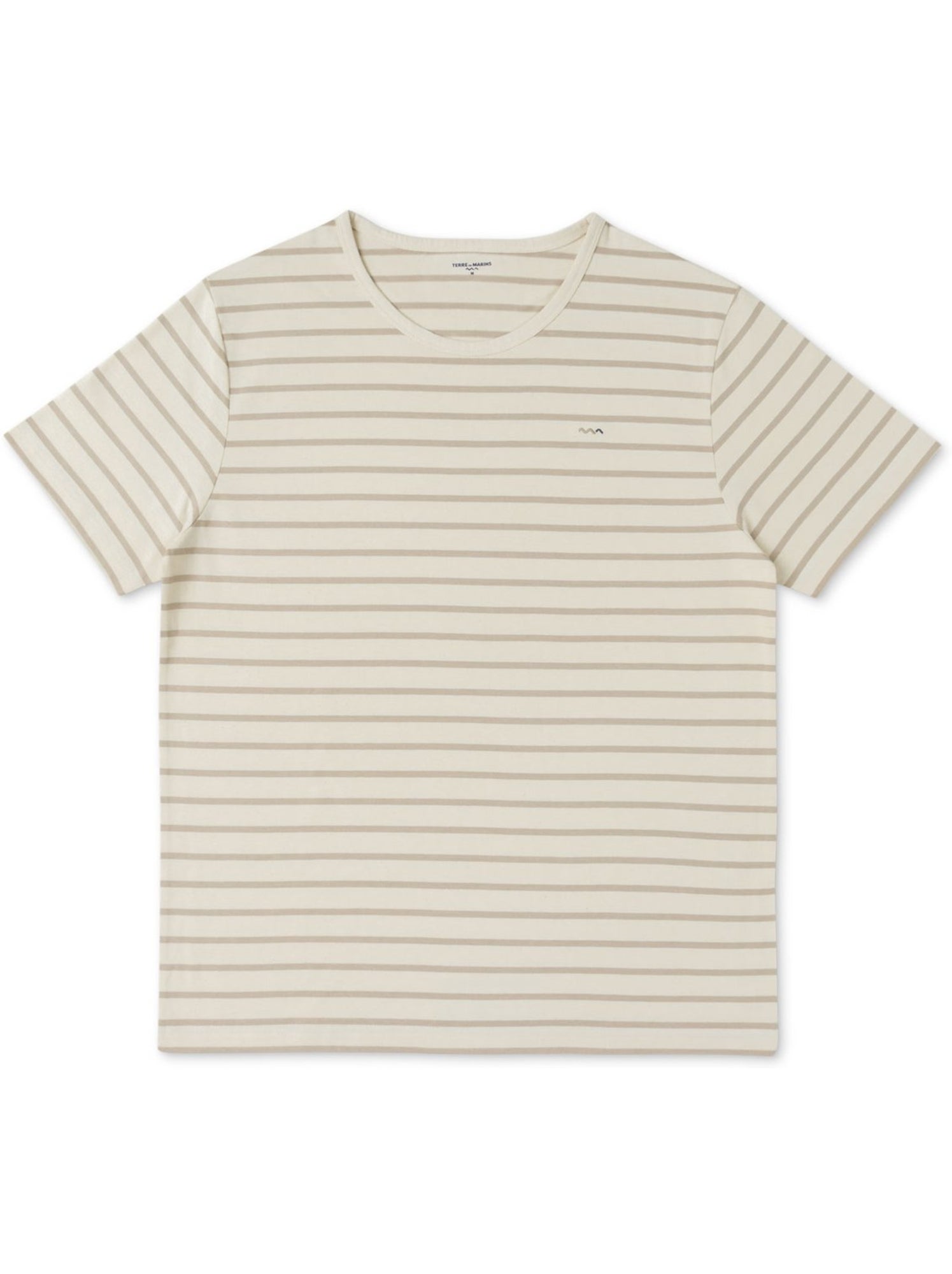 Mariniere manches courtes - Terre de Marins - Beige sable