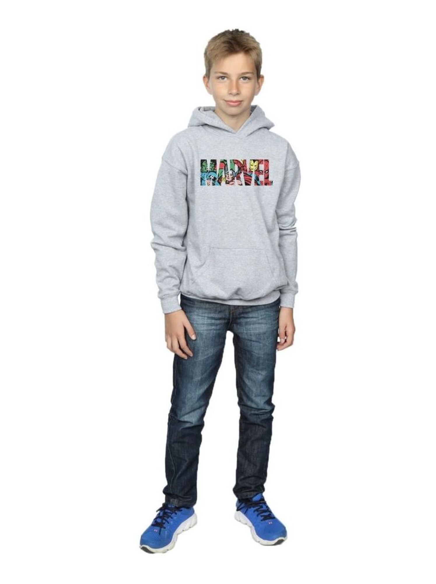 Marvel Comics - Sweat à capuche - Gris chiné