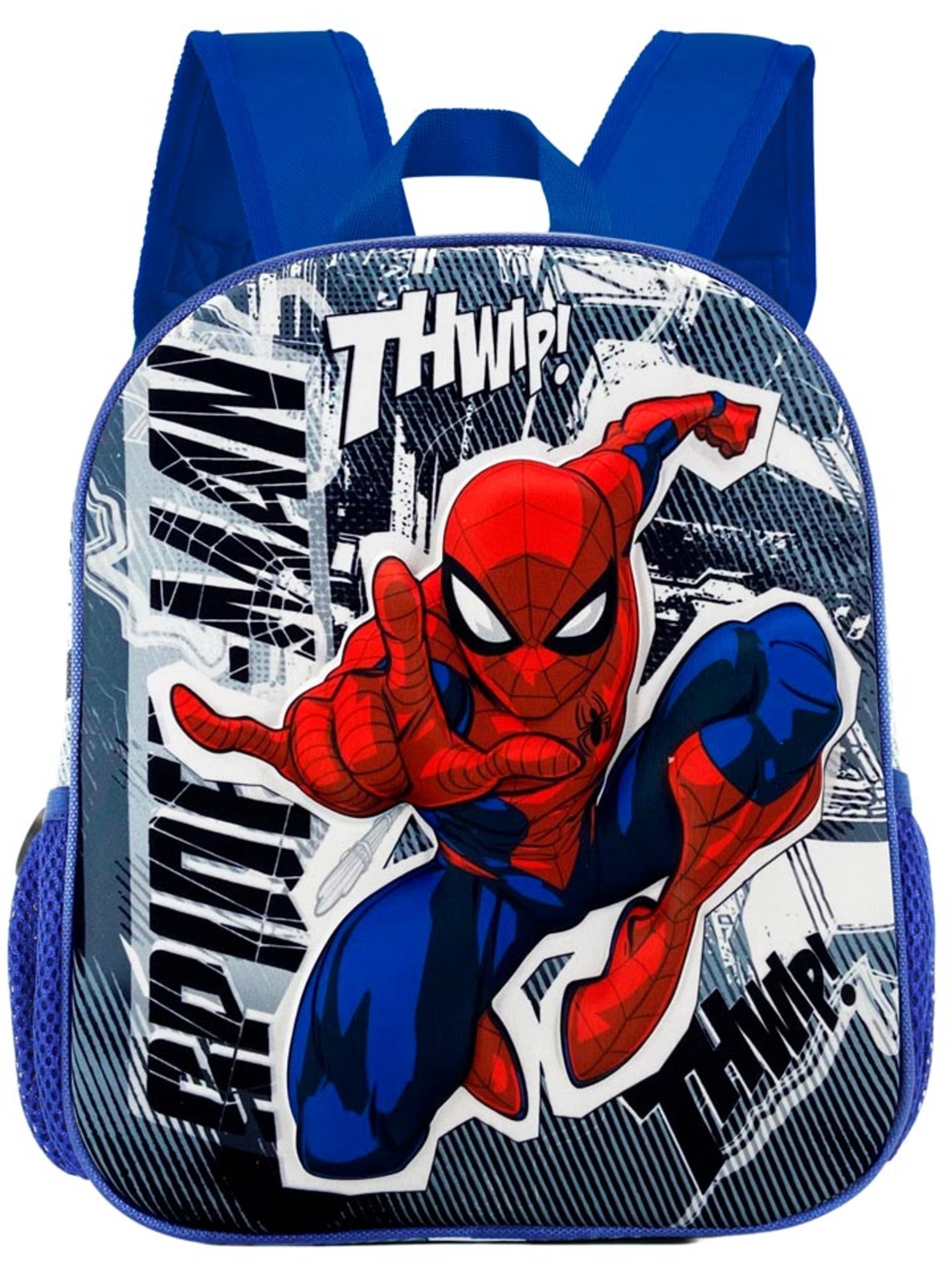 Marvel Spiderman Jumping Sac à dos 3D Petit, Gris - Gris