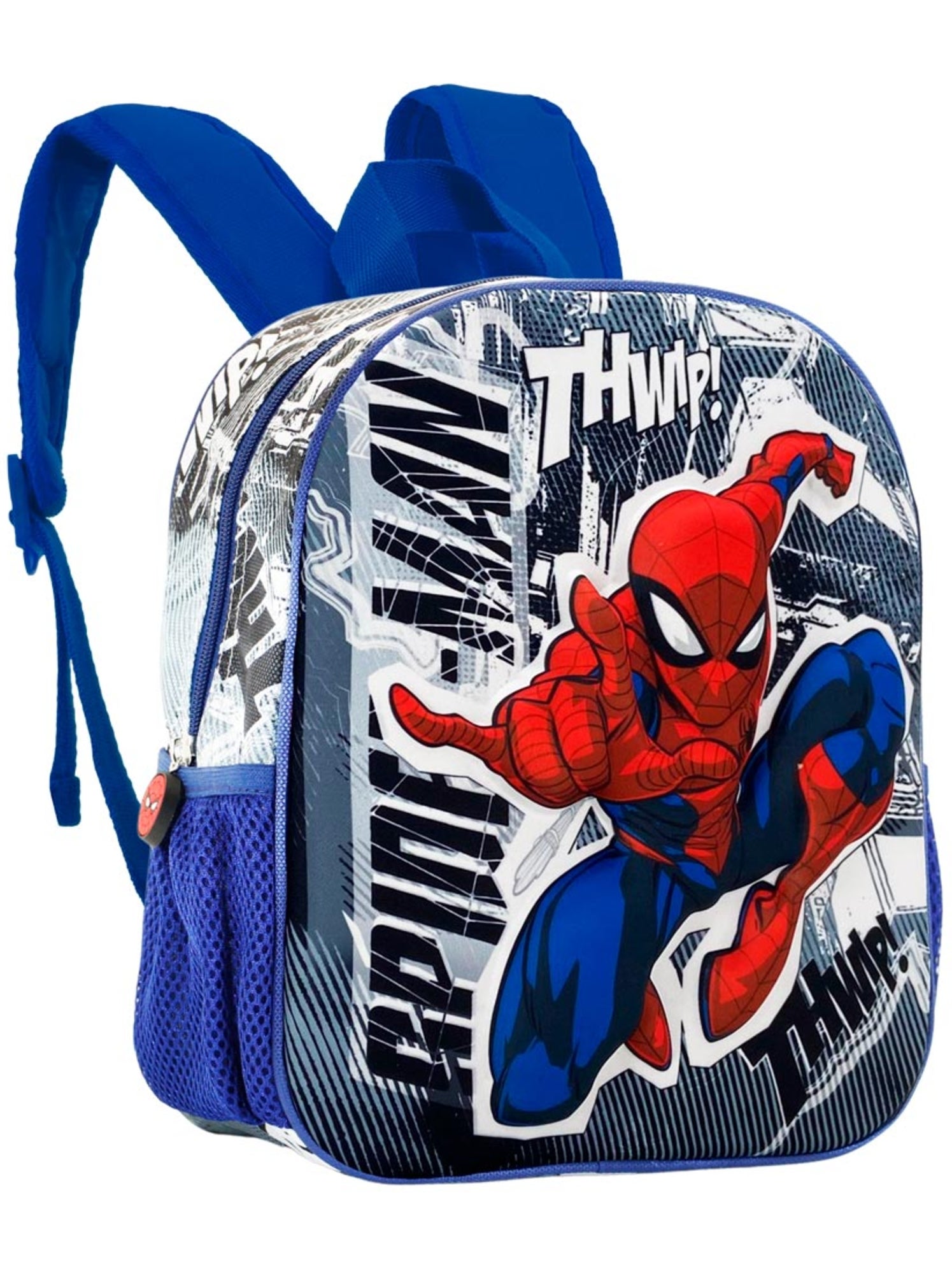 Marvel Spiderman Jumping Sac à dos 3D Petit, Gris - Gris
