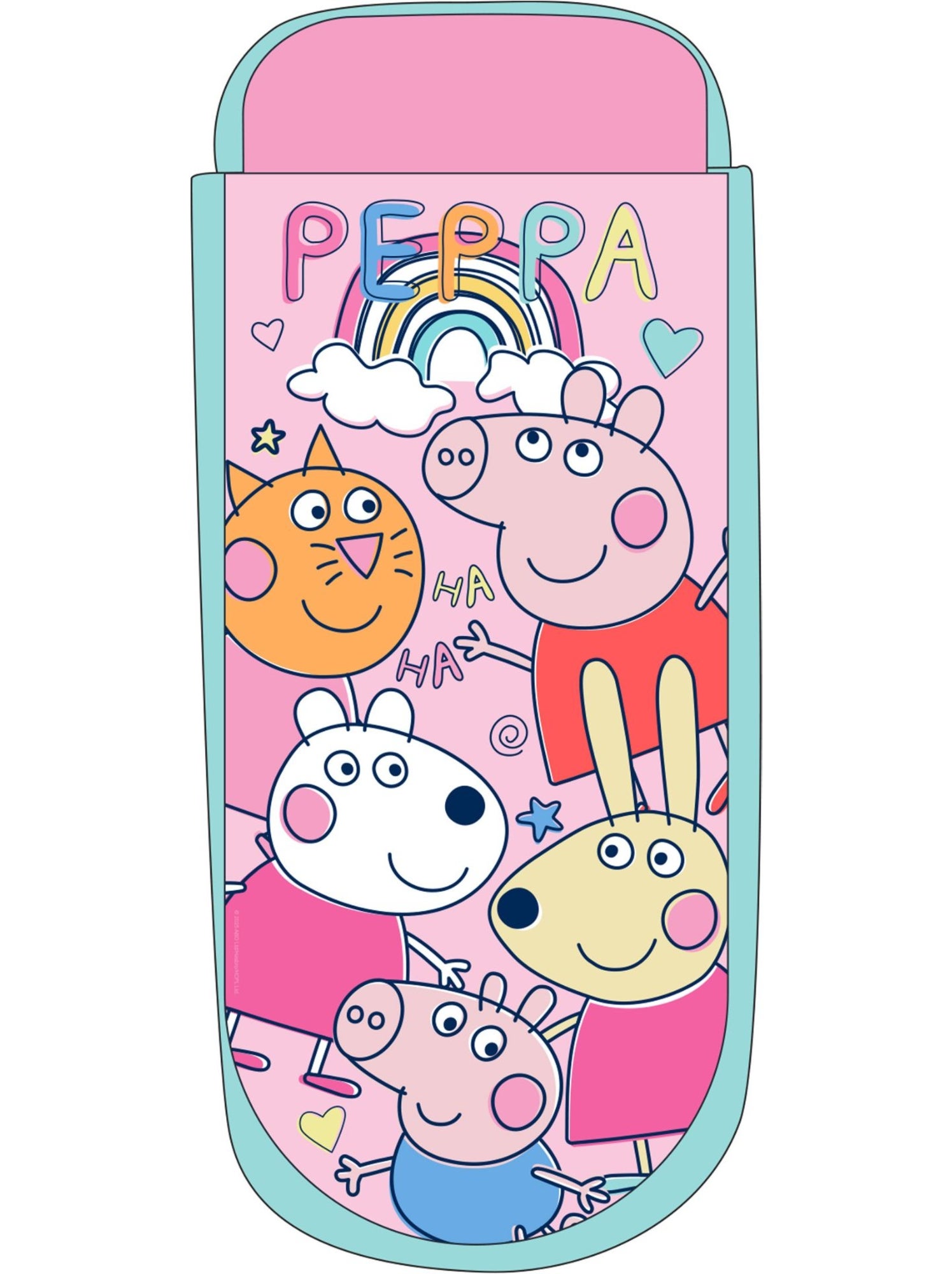 Matelas d'appoint ReadyBed gonflable 2-en-1 Peppa Pig - Terre de Nuit - Multicolore