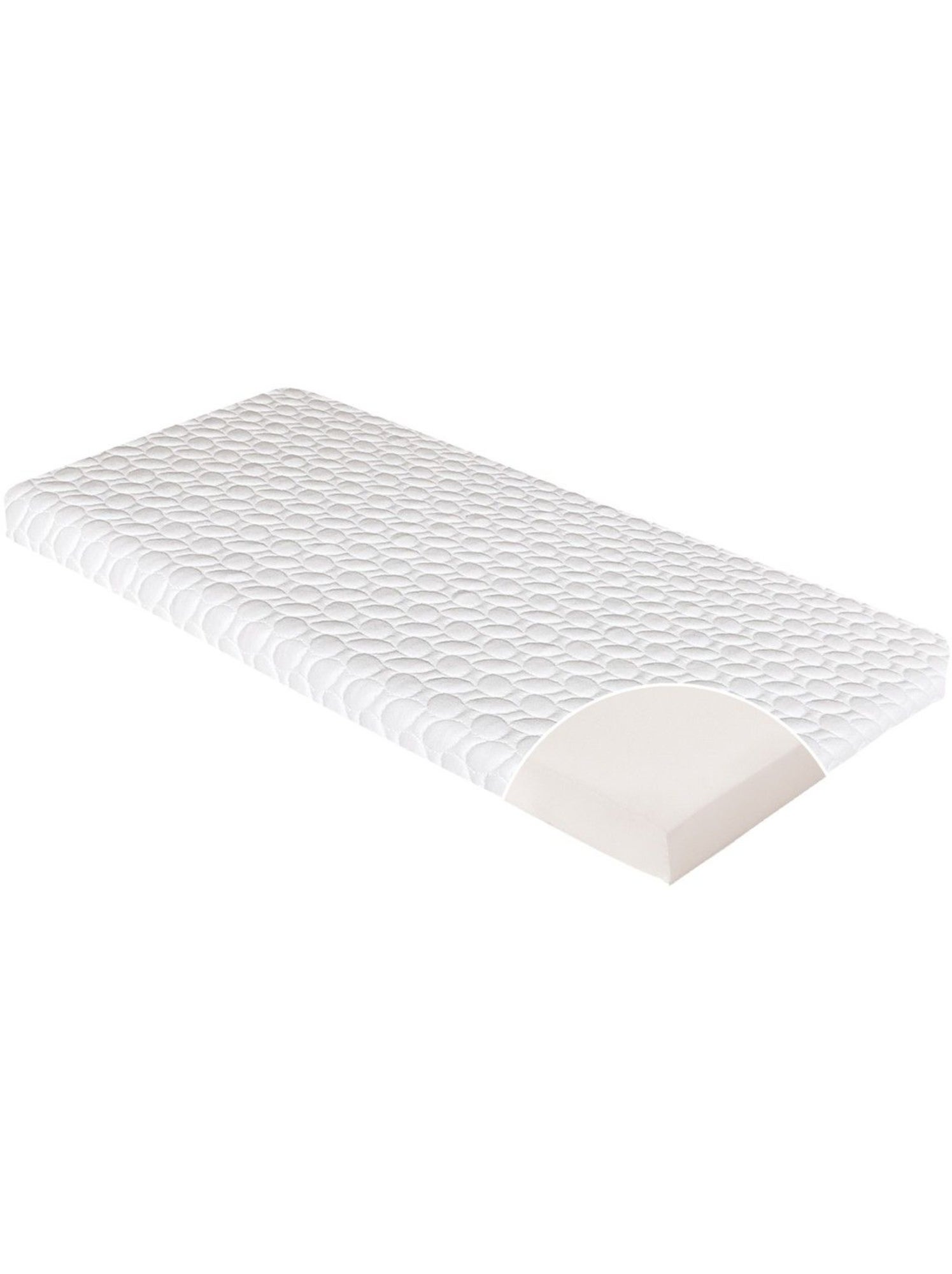 Matelas De Berceau Cododo Fresh - 50 cm x 83 cm x 5 cm - Blanc