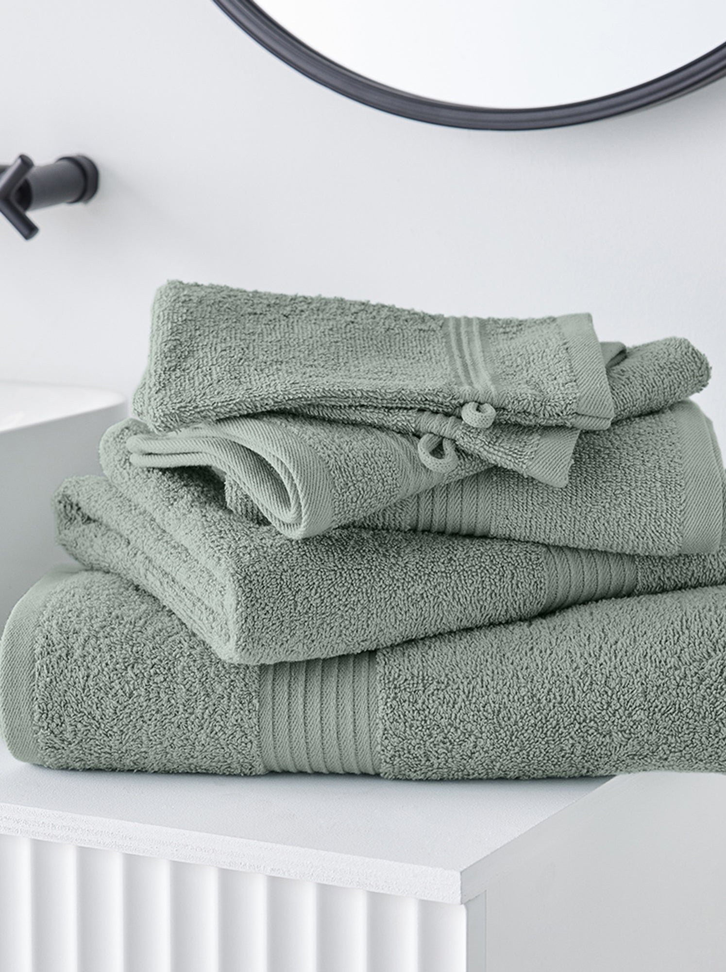 Maxi drap de bain 90 x 150 cm - vert d'eau