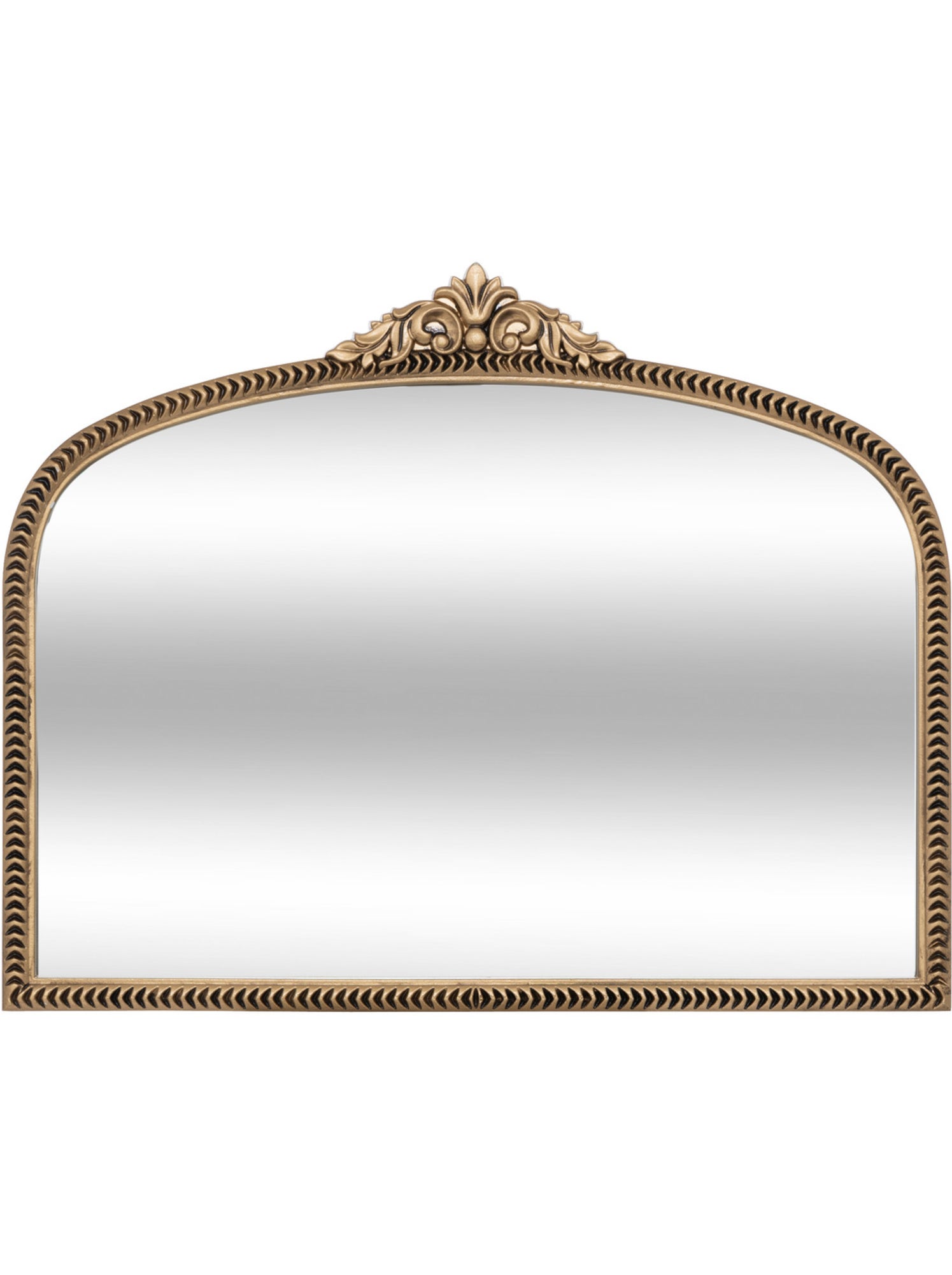 Miroir à moulures finition dorée victoria - Doré