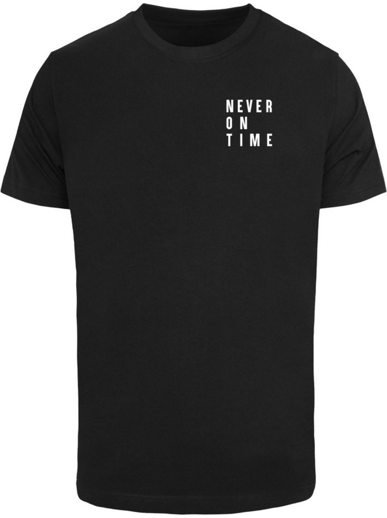 Mister Tee - T-shirt NEVER ON TIME - Noir