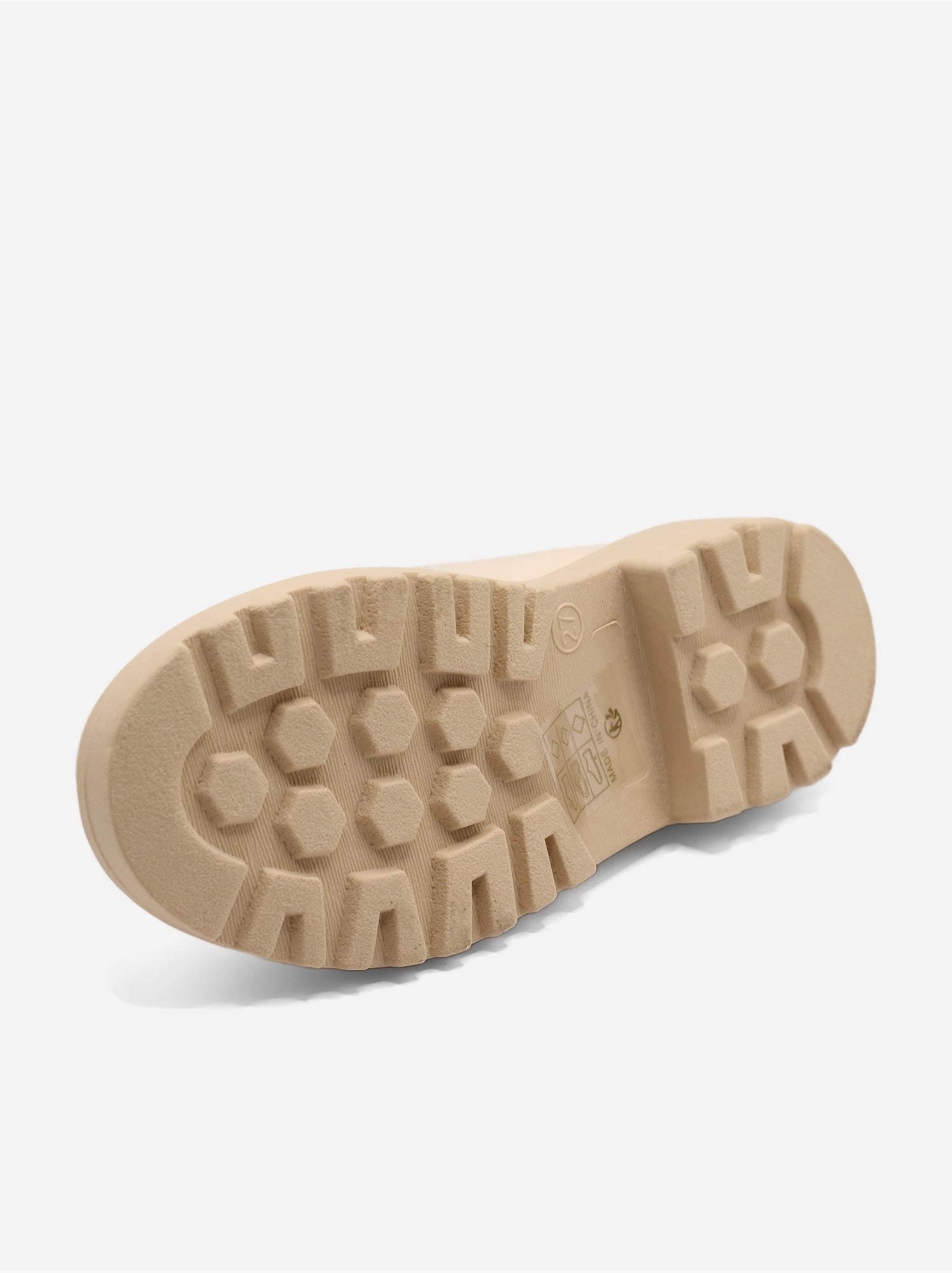 Mocassins à détail strass - Crème