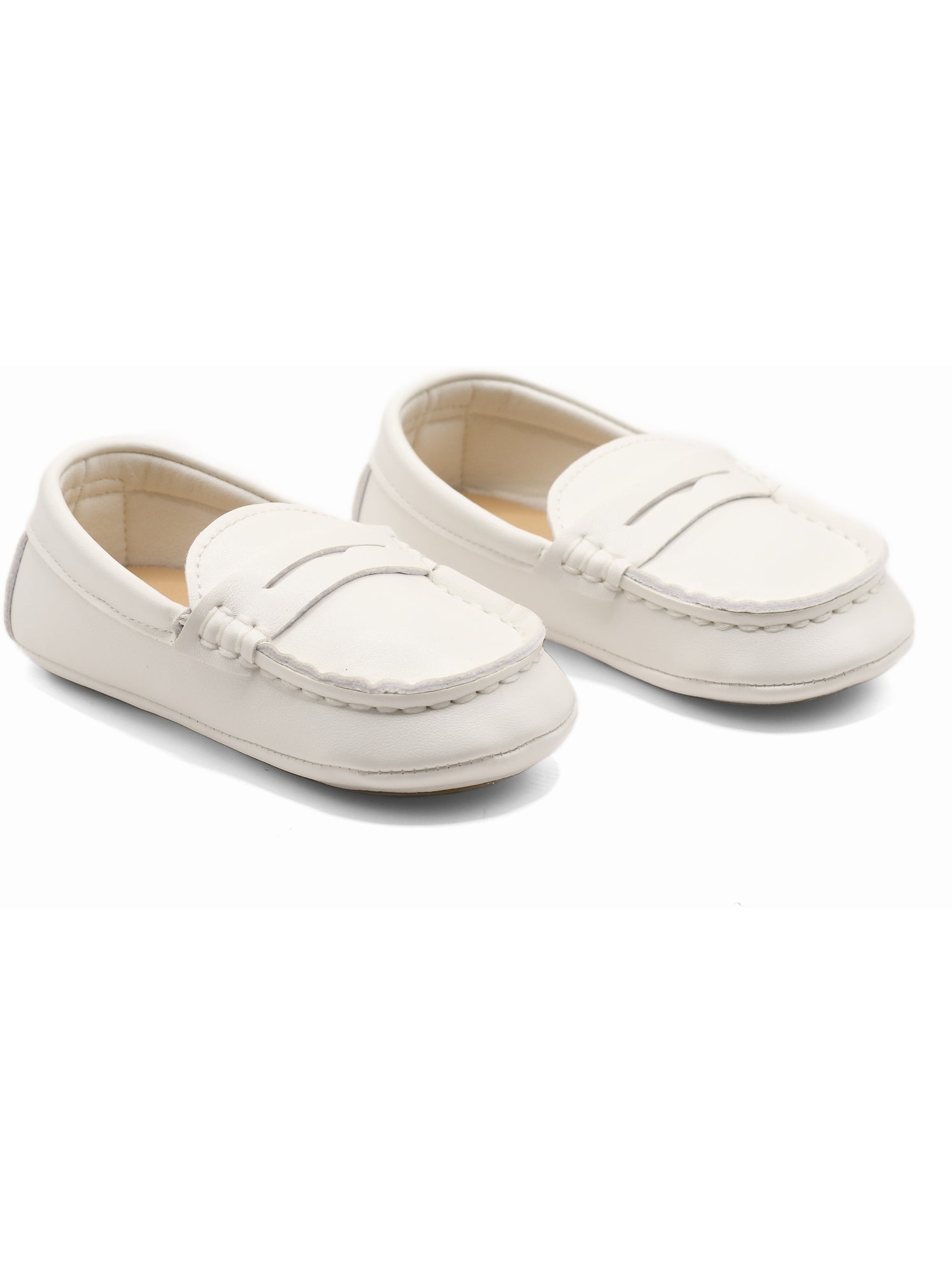Mocassins à enfiler - Blanc