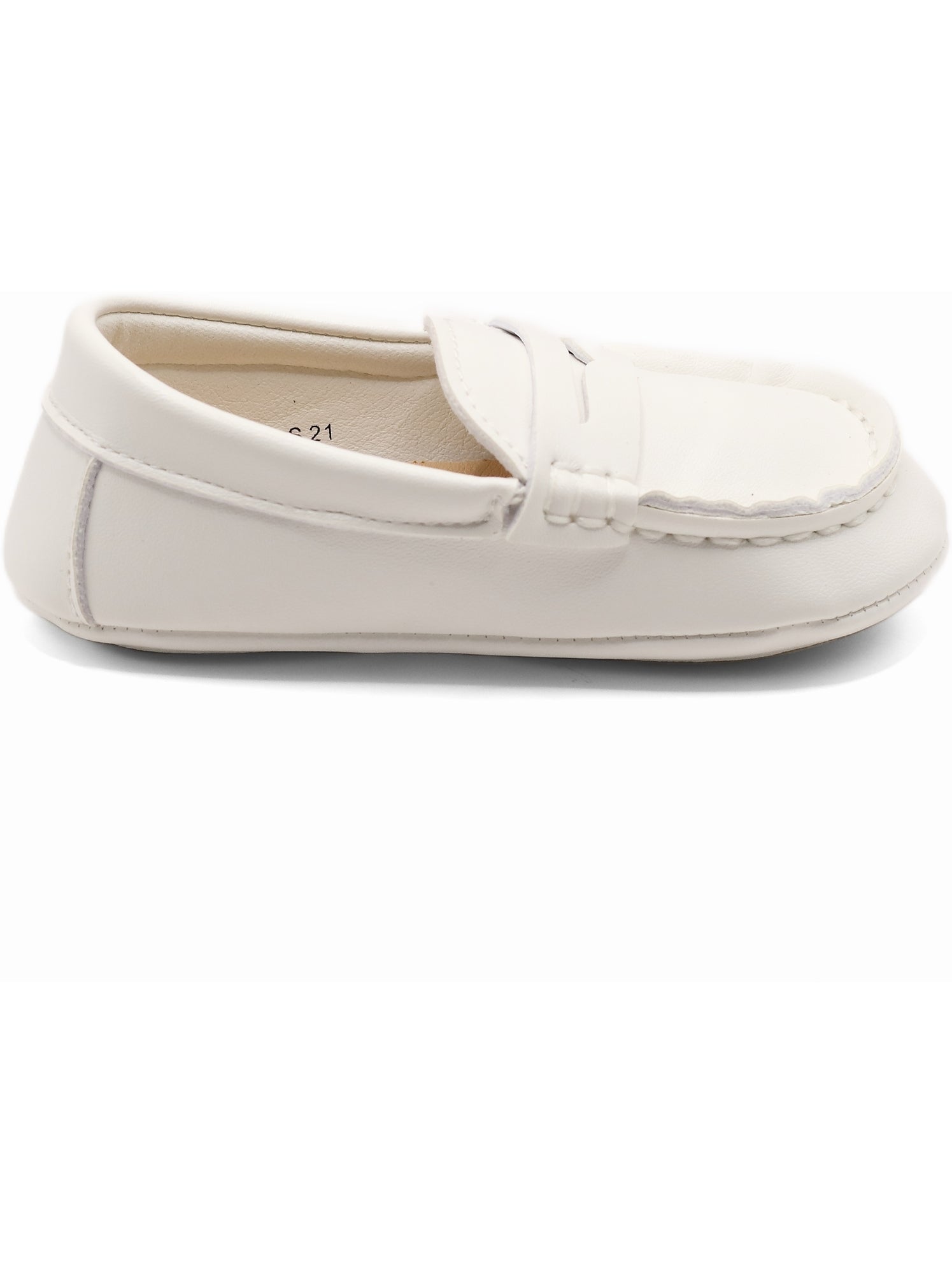 Mocassins à enfiler - Blanc