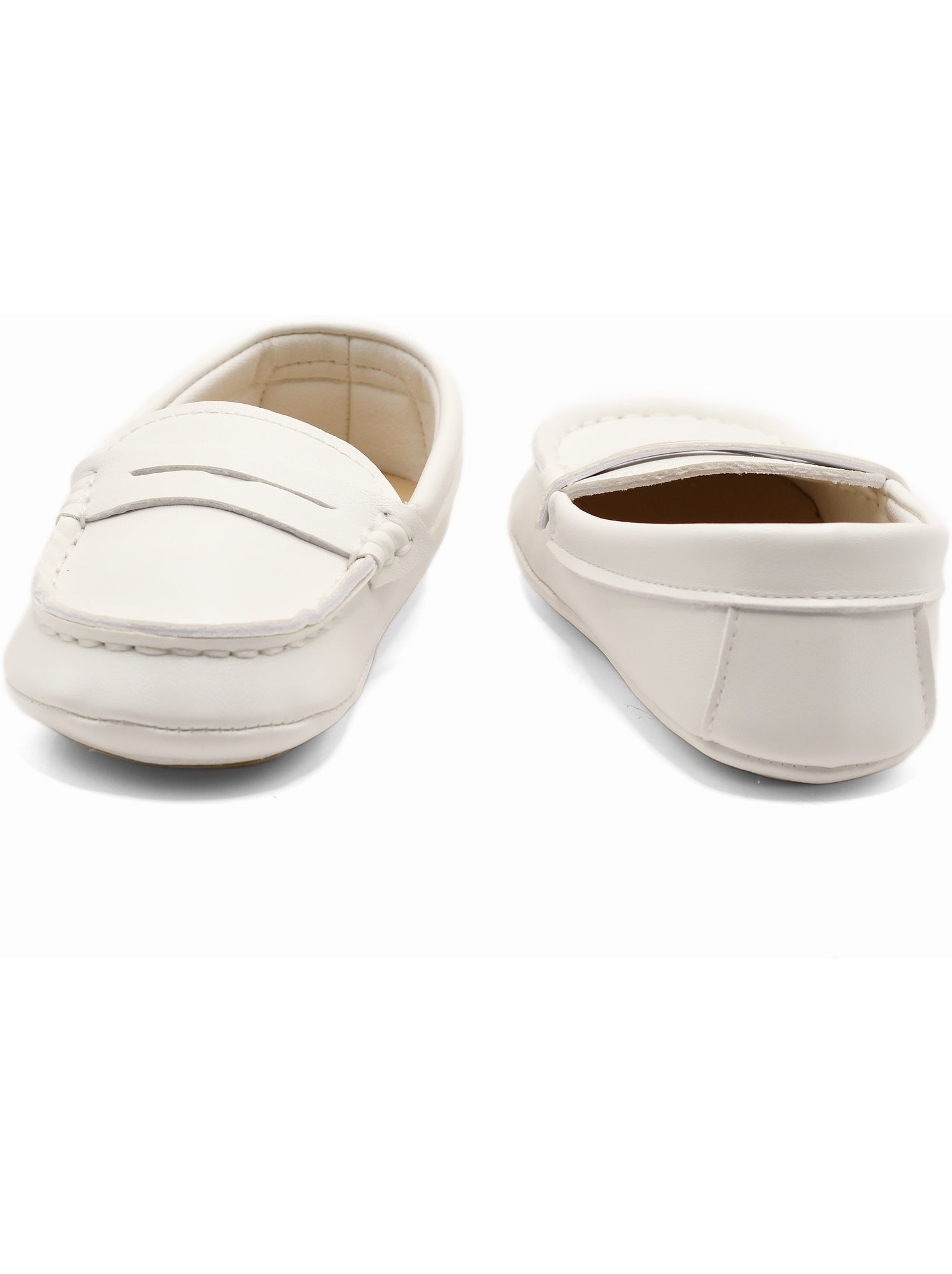 Mocassins à enfiler - Blanc