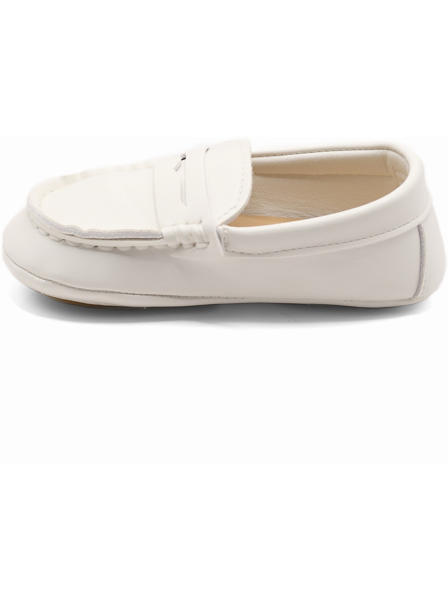 Mocassins à enfiler - Blanc