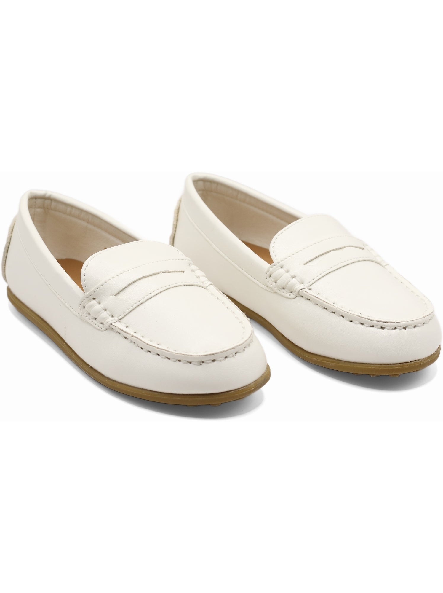 Mocassins à enfiler - Blanc