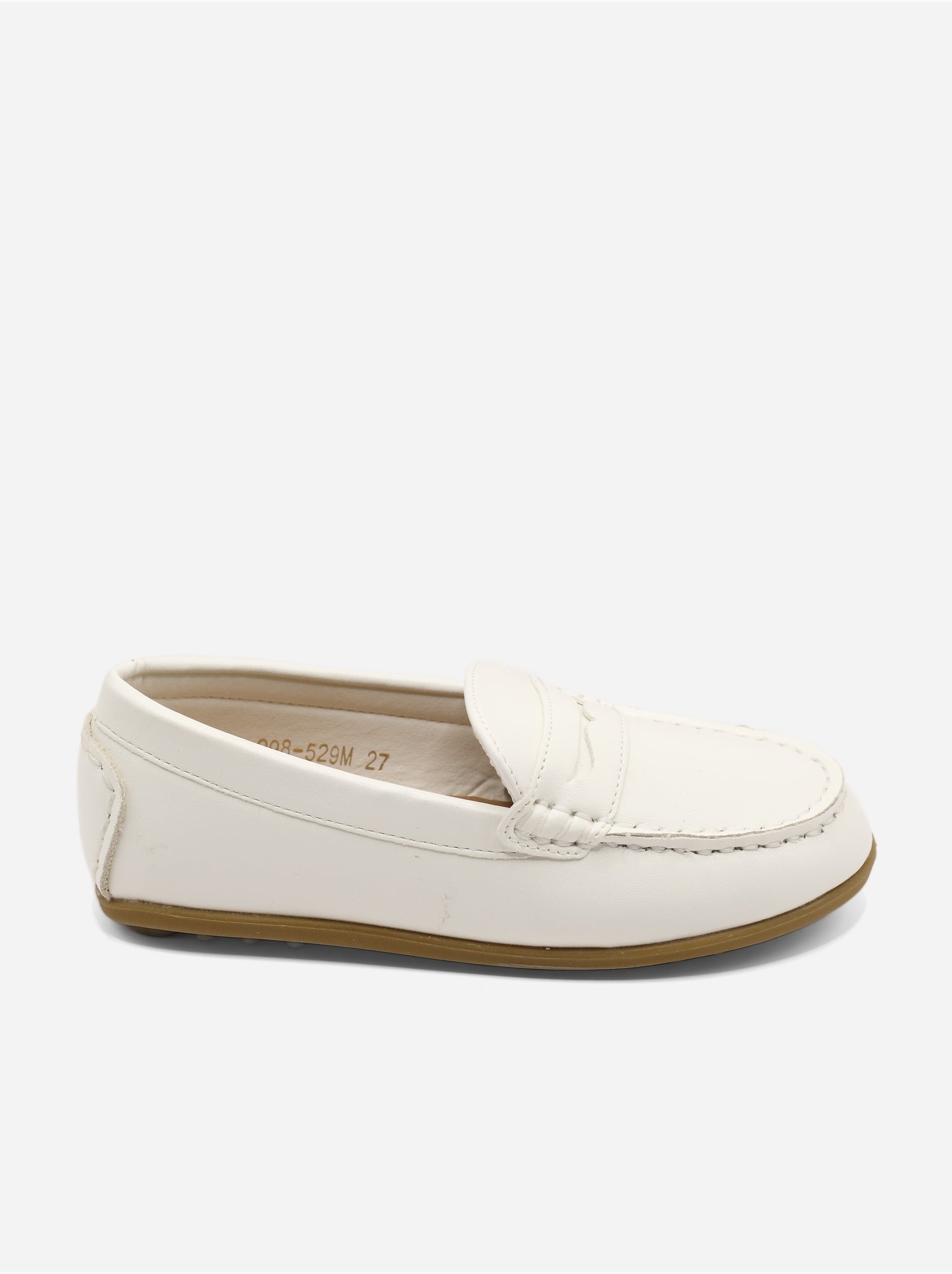 Mocassins à enfiler - Blanc