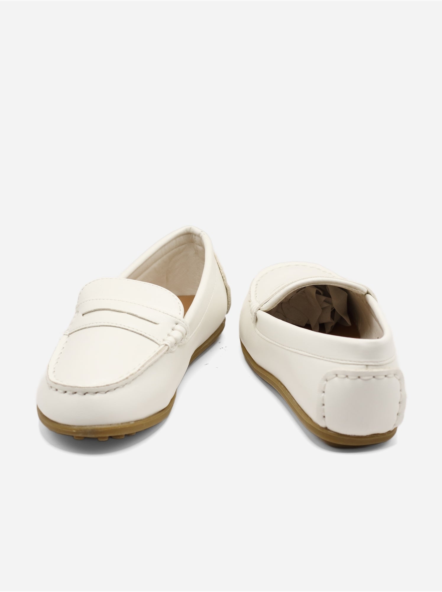 Mocassins à enfiler - Blanc