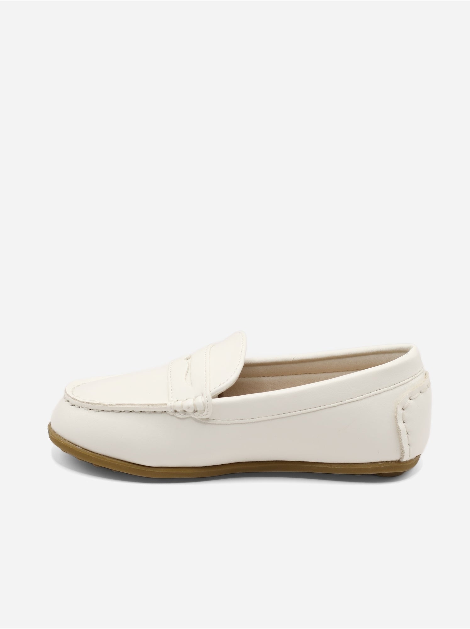Mocassins à enfiler - Blanc