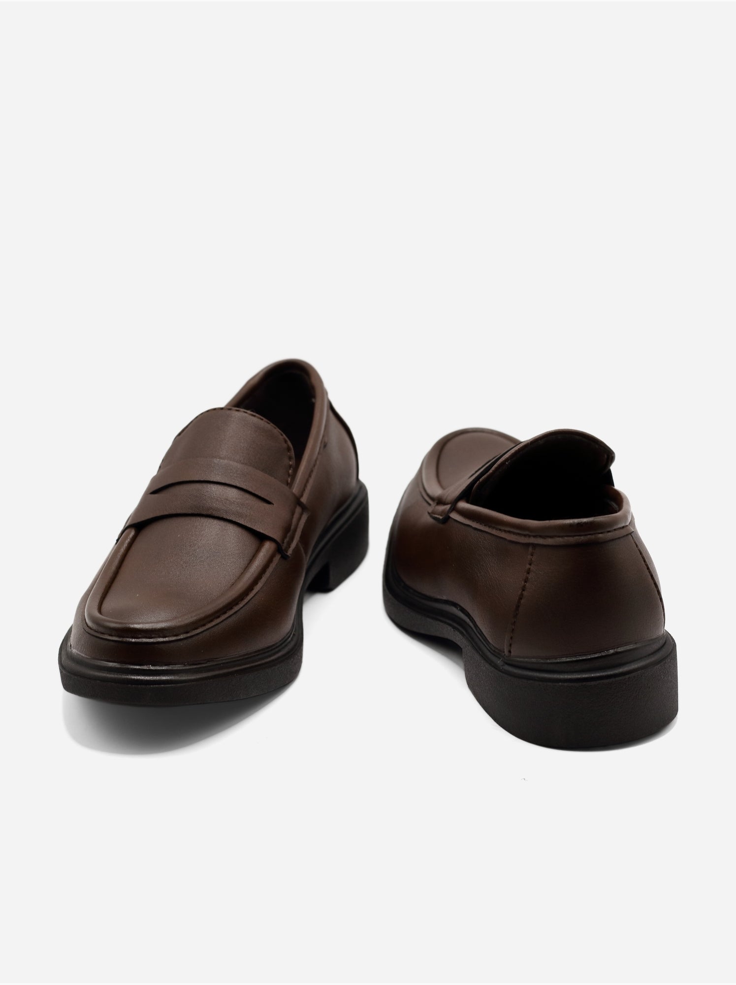 Mocassins à enfiler - Marron