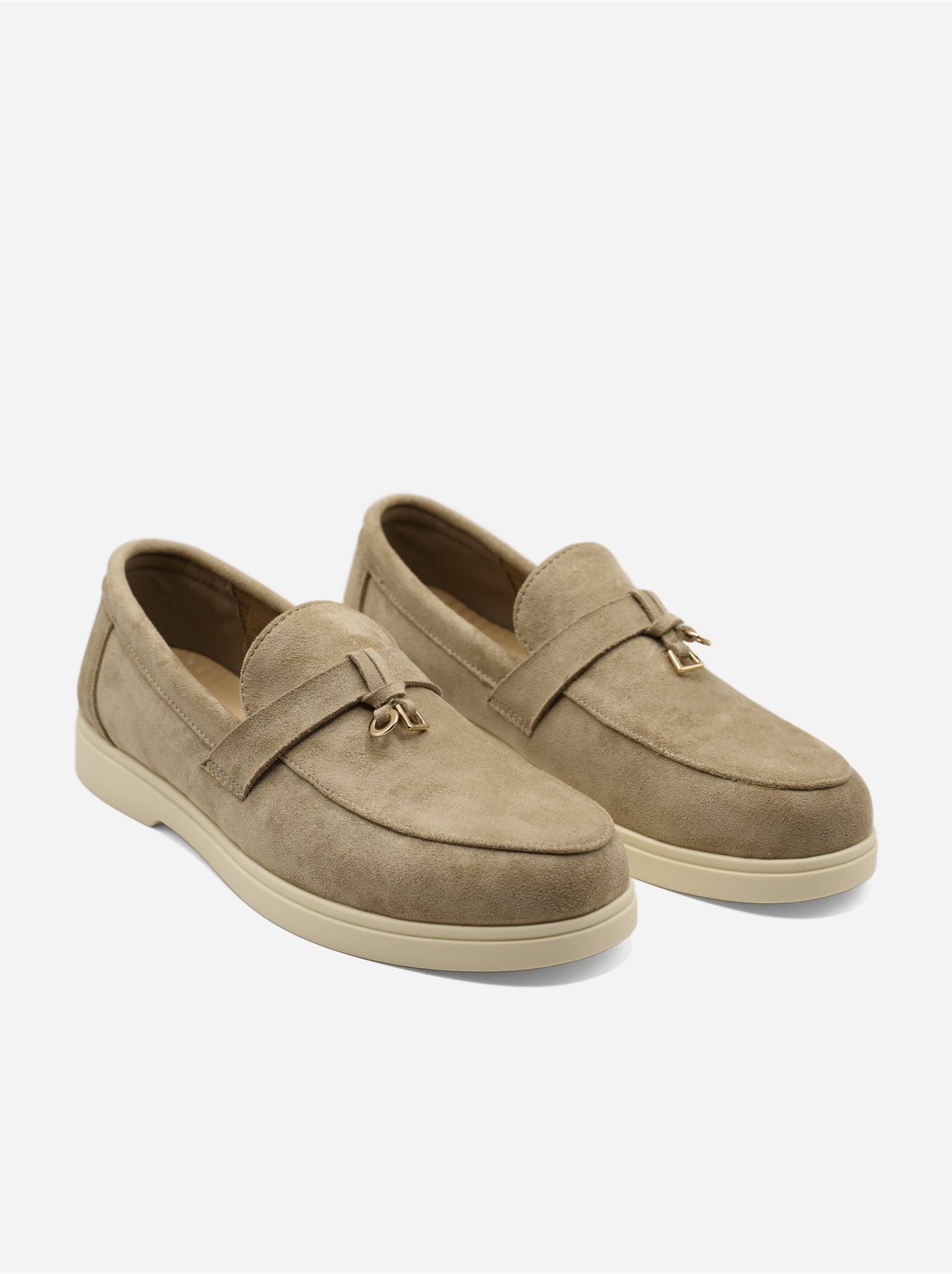 Mocassins à enfiler - Taupe