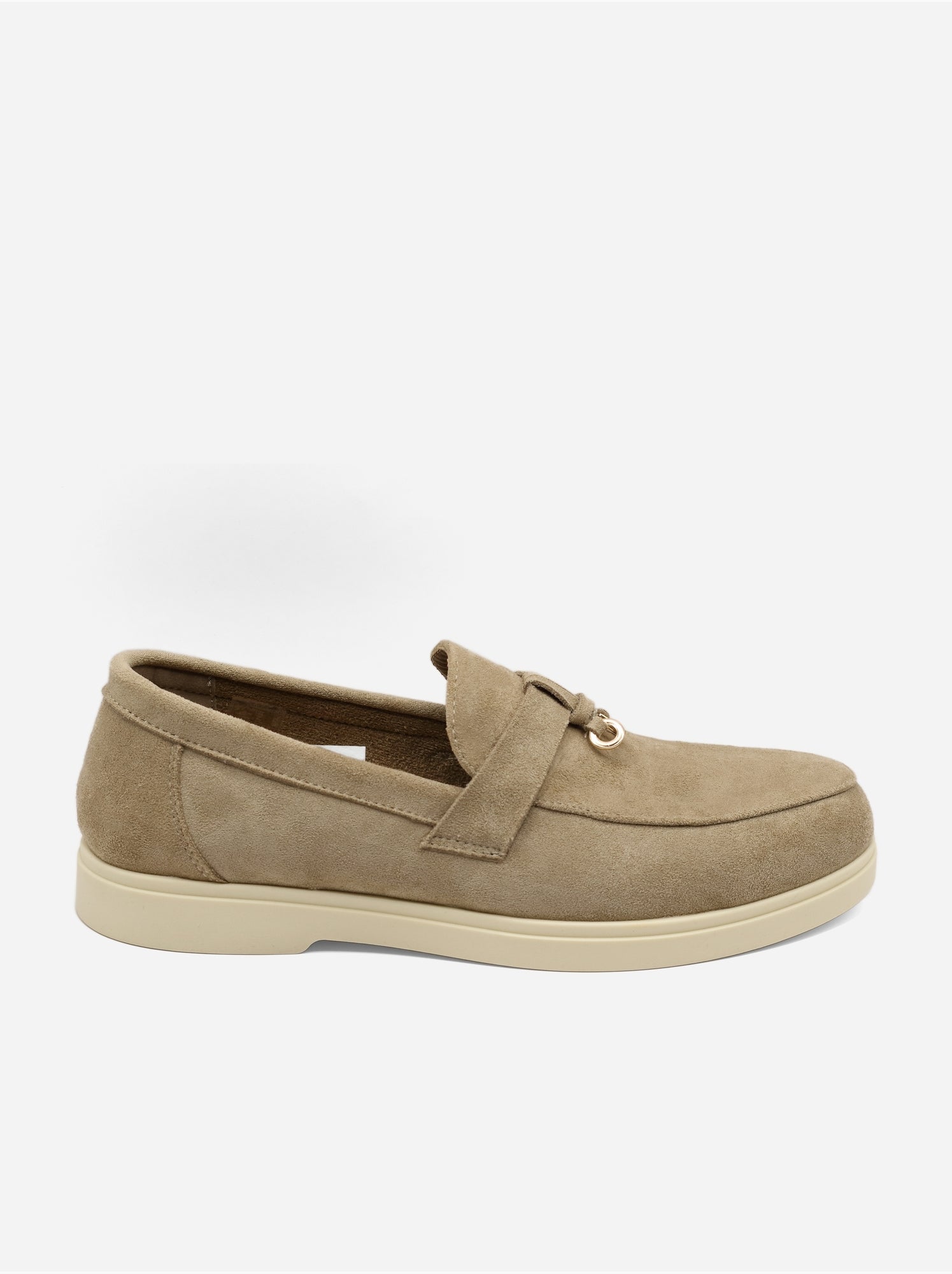 Mocassins à enfiler - Taupe