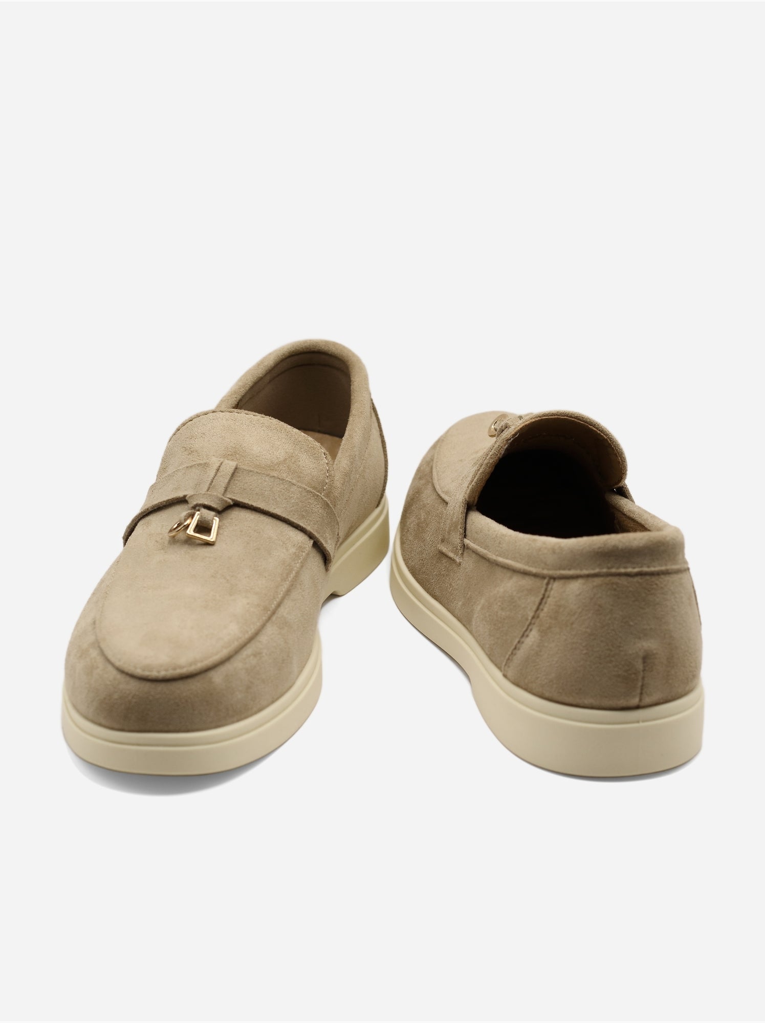 Mocassins à enfiler - Taupe
