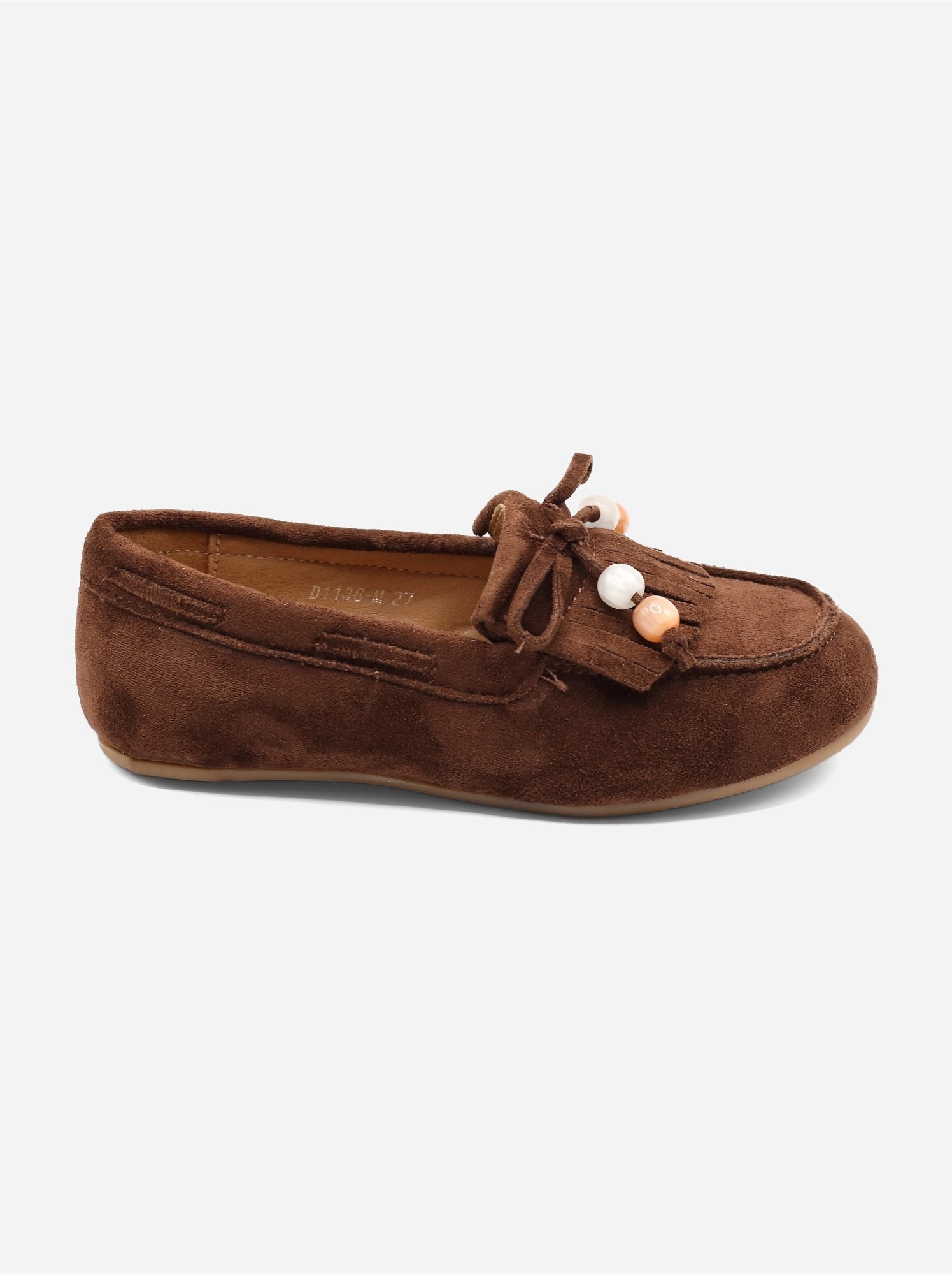 Mocassins à franges - Marron