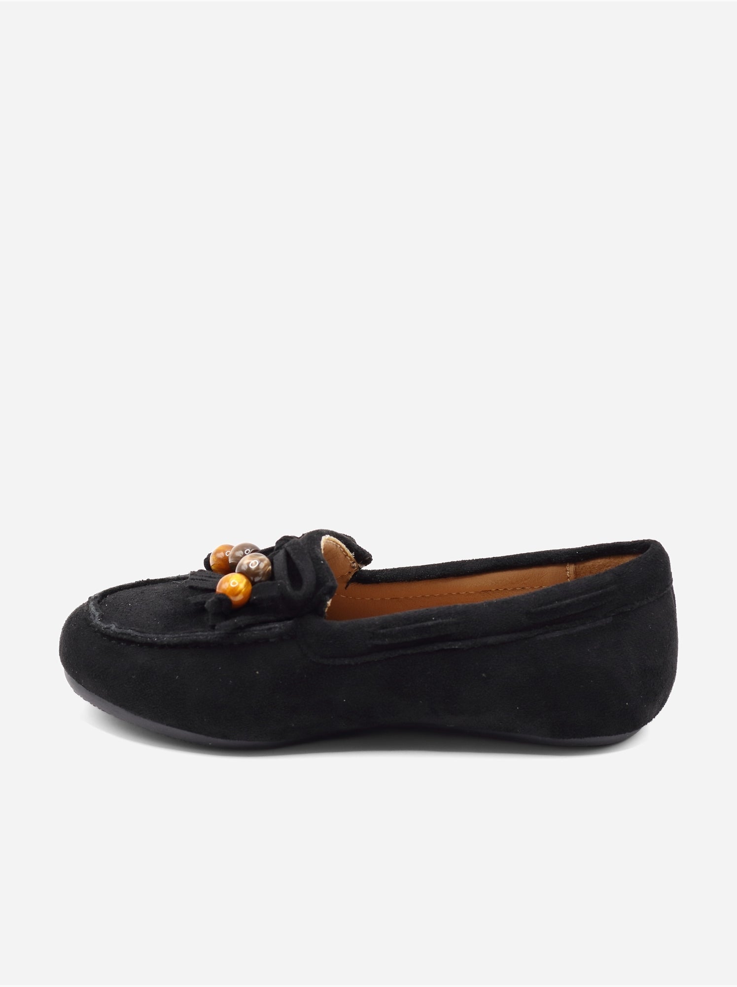 Mocassins à franges - Noir