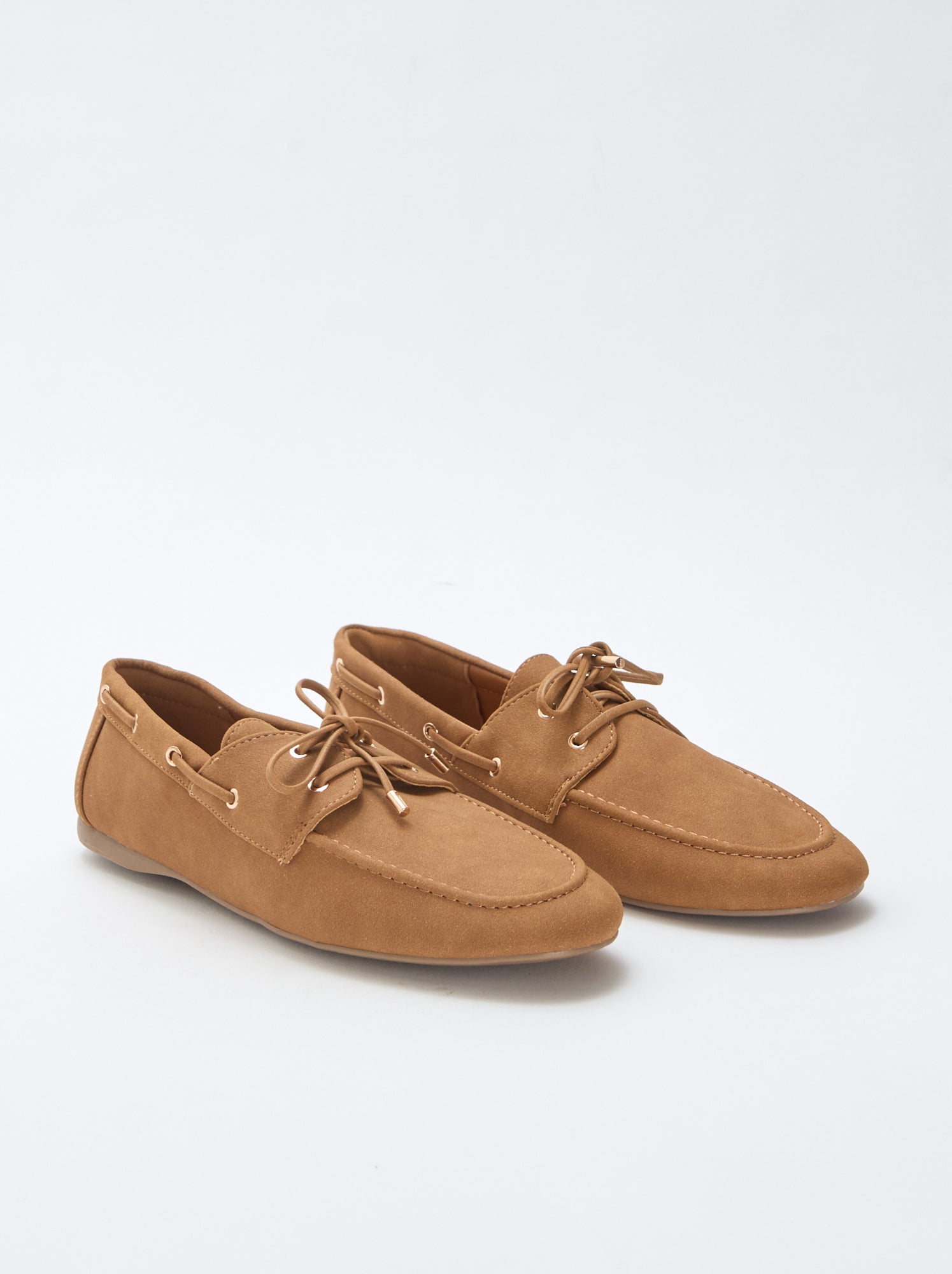 Mocassins à lacets - Marron