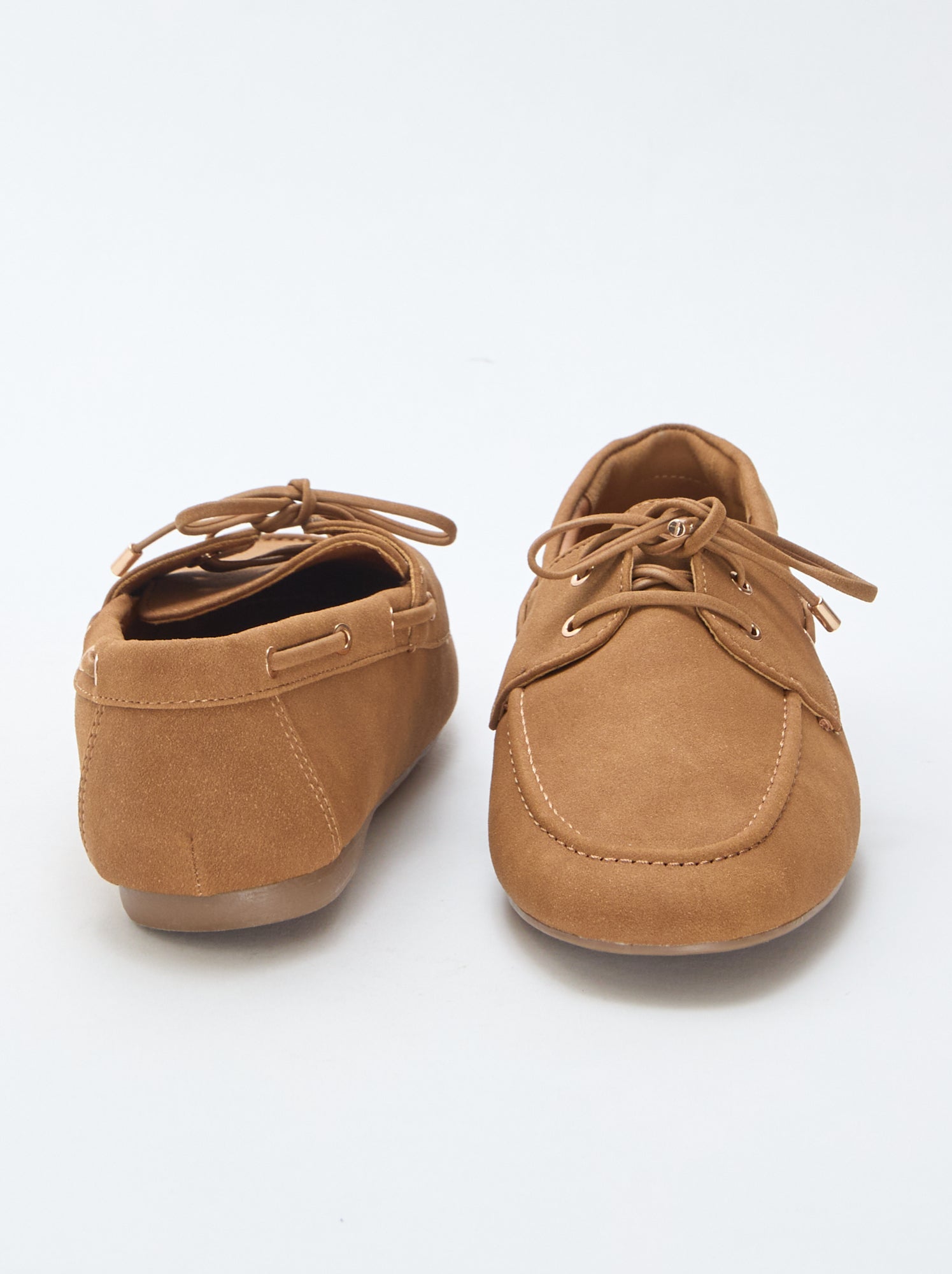 Mocassins à lacets - Marron