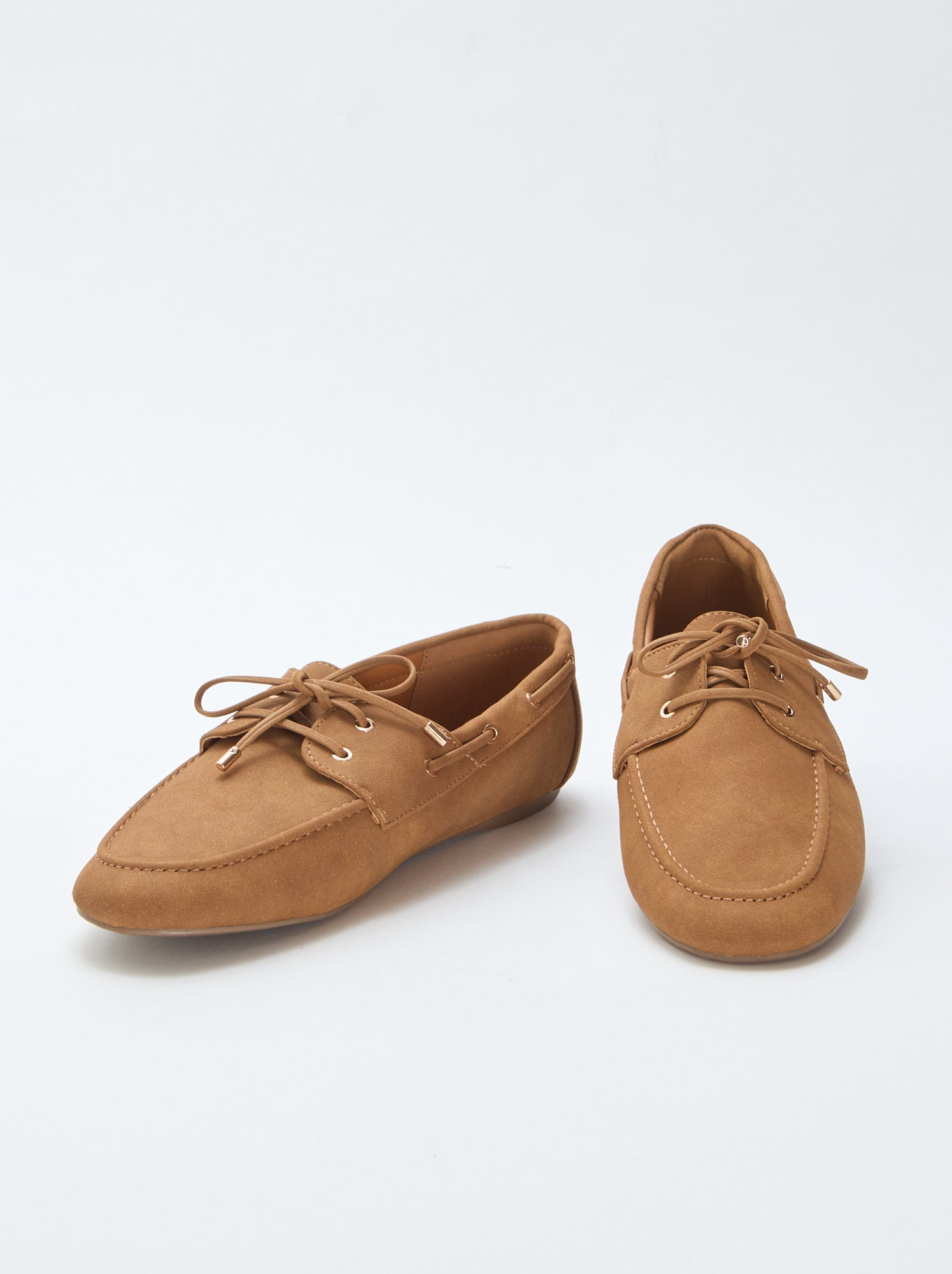 Mocassins à lacets - Marron