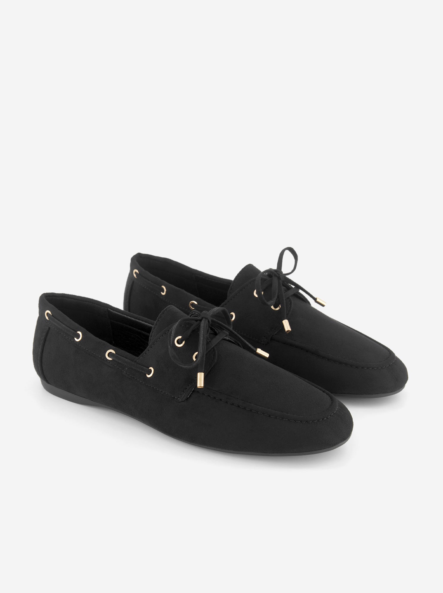 Mocassins à lacets - Noir