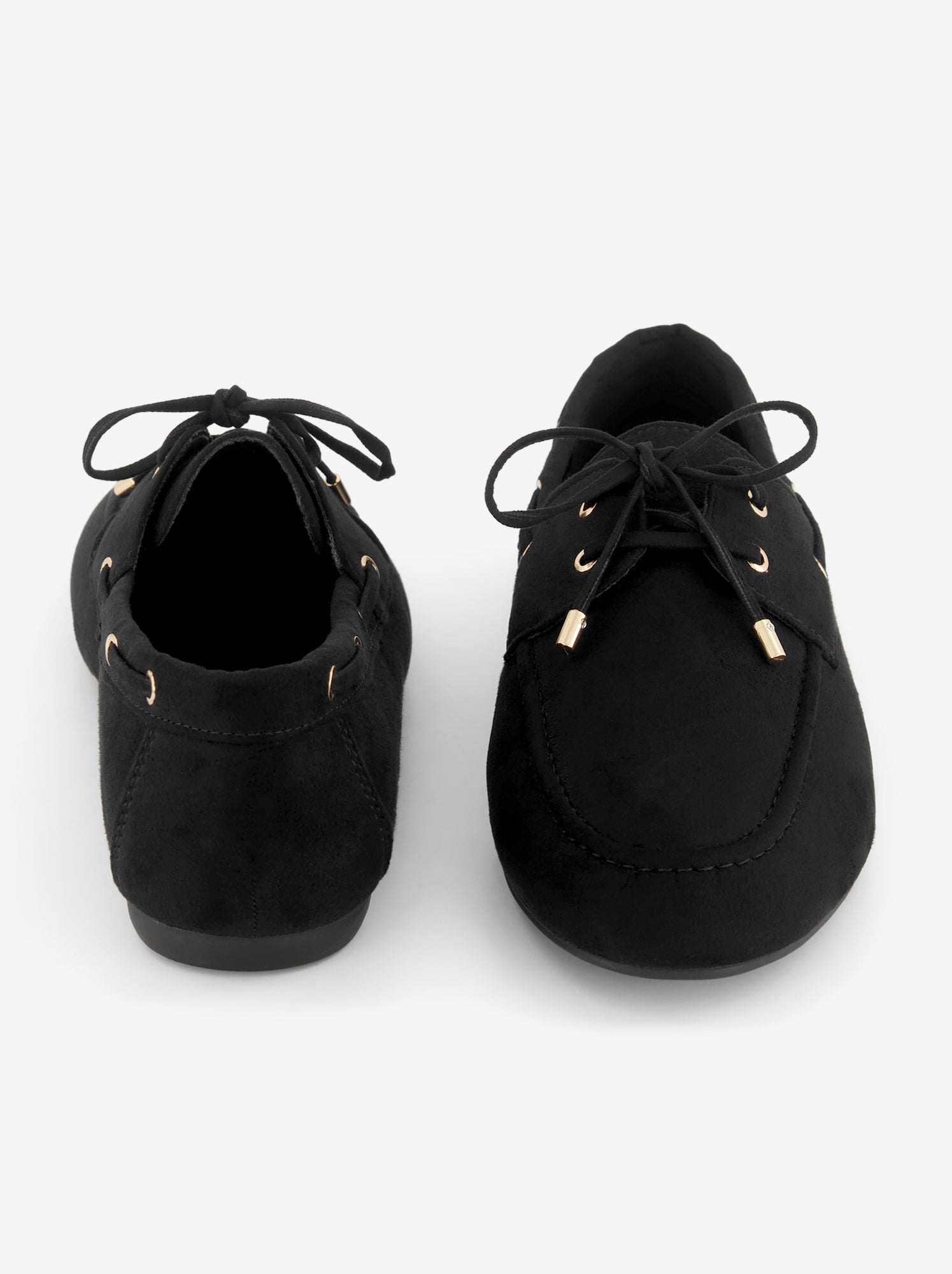 Mocassins à lacets - Noir