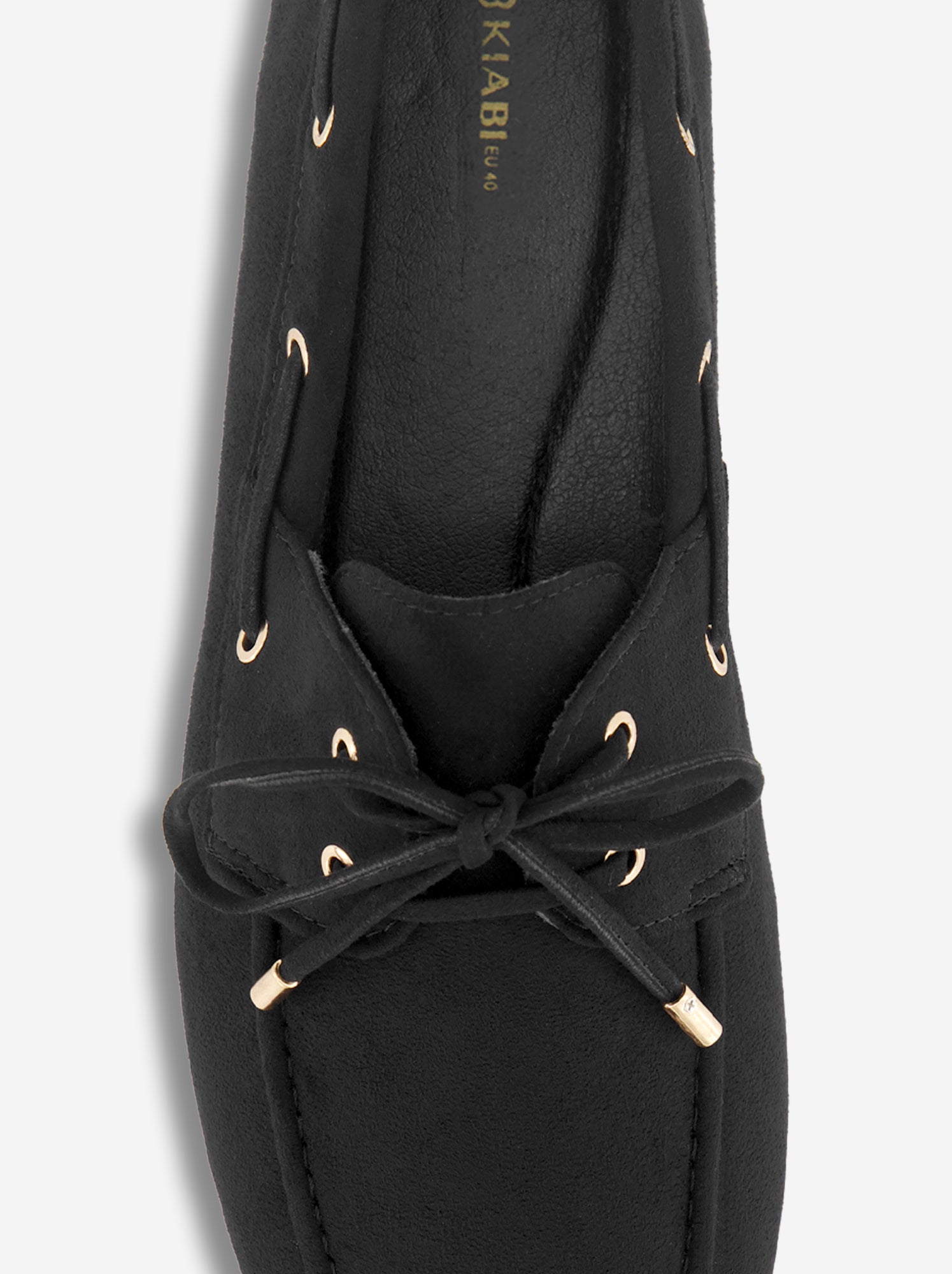 Mocassins à lacets - Noir