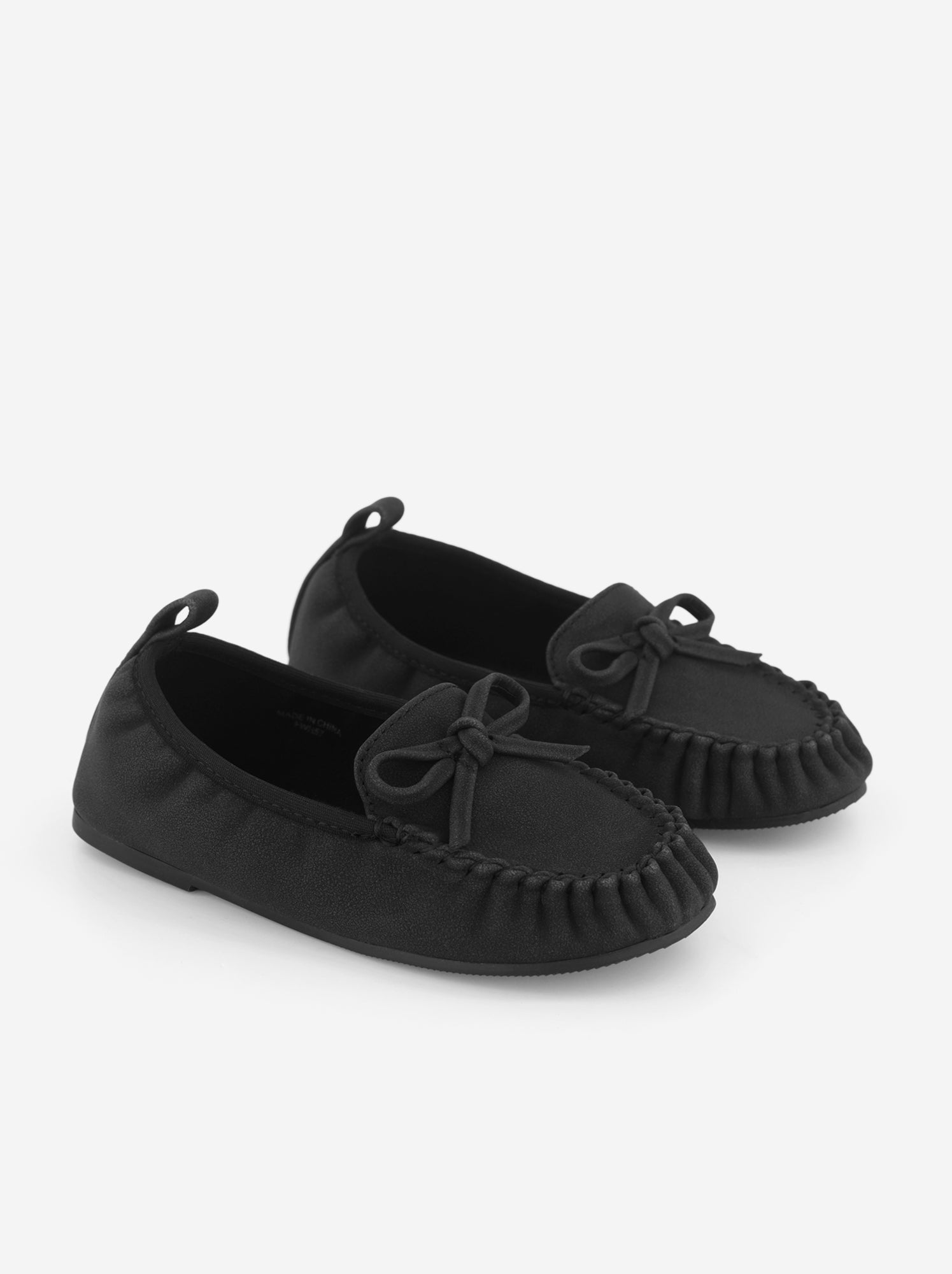 Mocassins à nœud - Noir