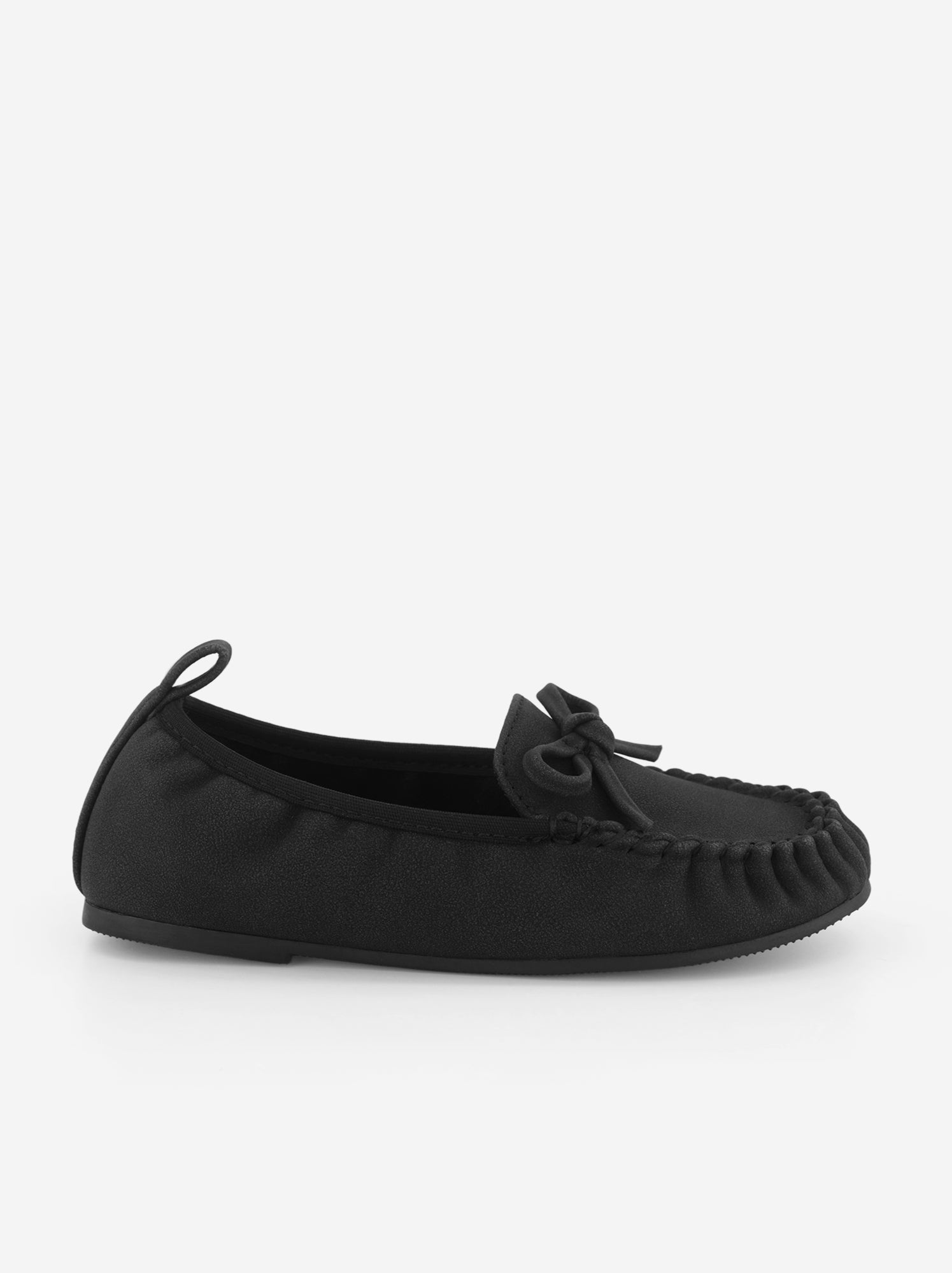 Mocassins à nœud - Noir