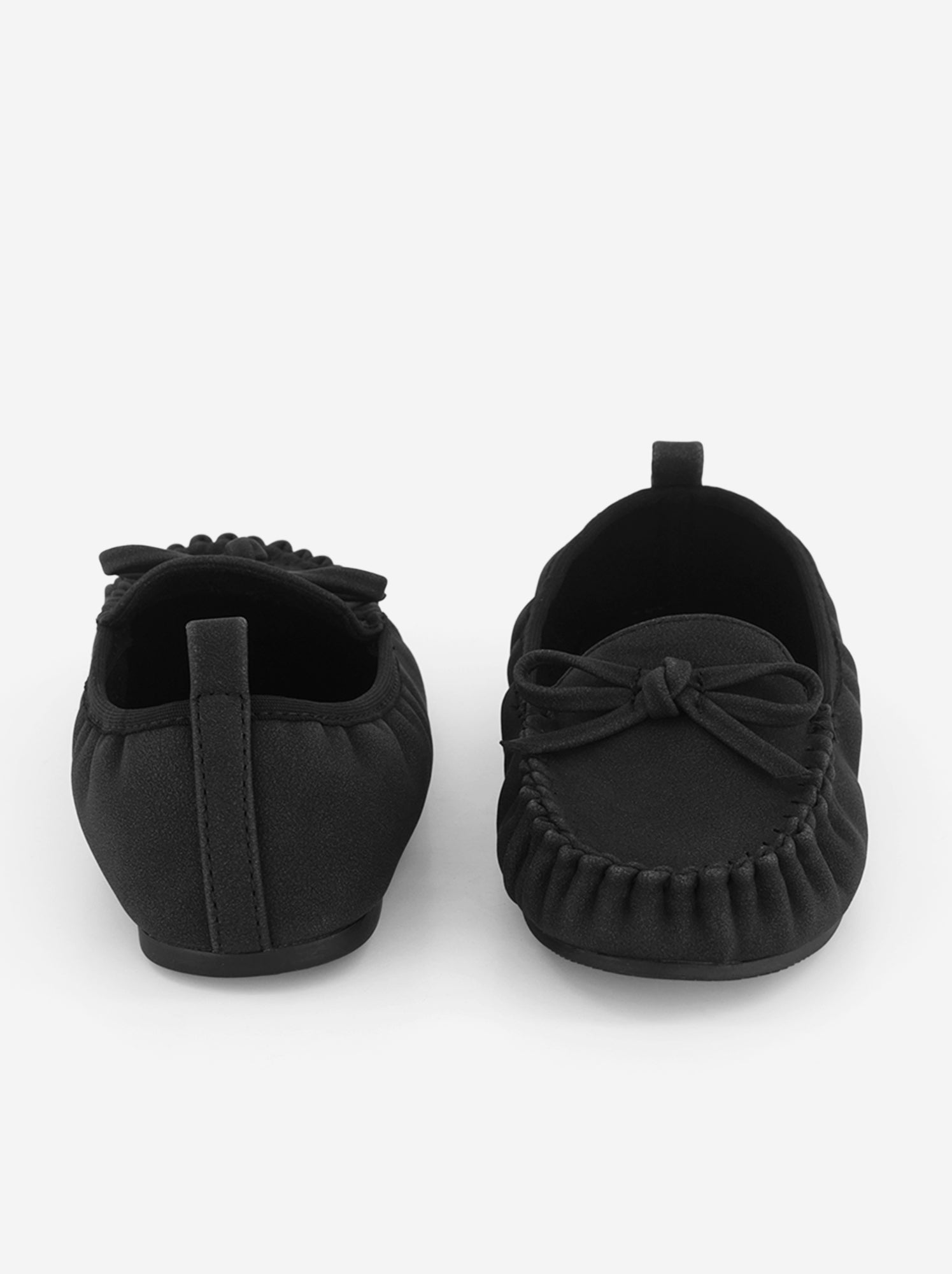 Mocassins à nœud - Noir
