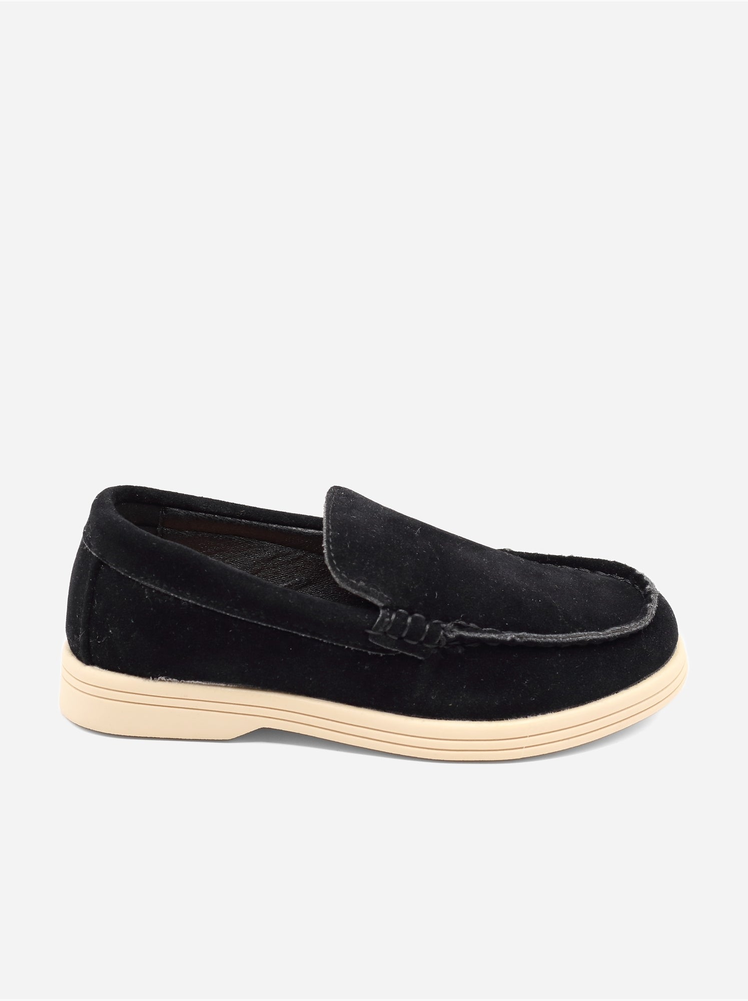Mocassins effet daim - Noir