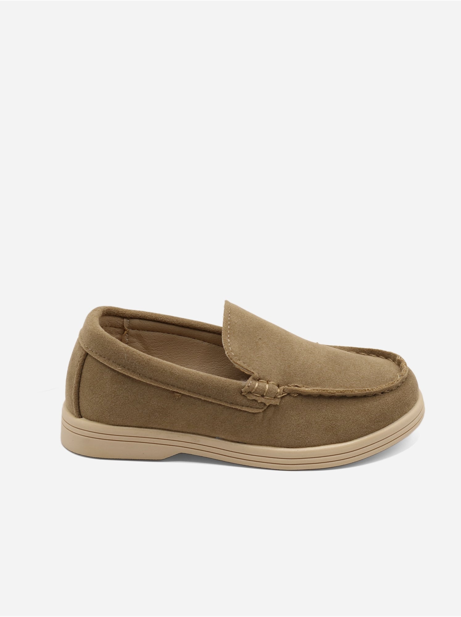 Mocassins effet daim - Taupe