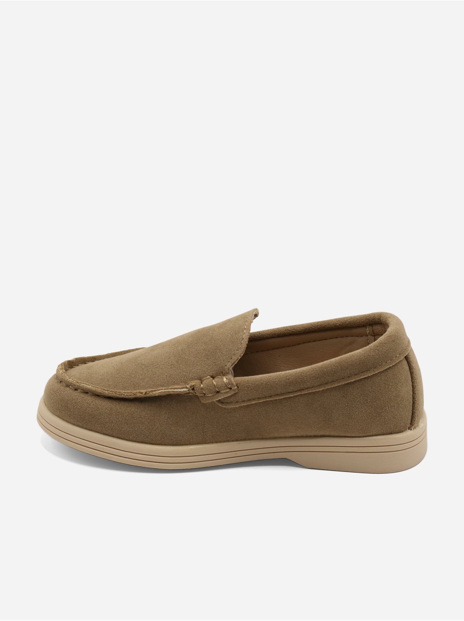Mocassins effet daim - Taupe